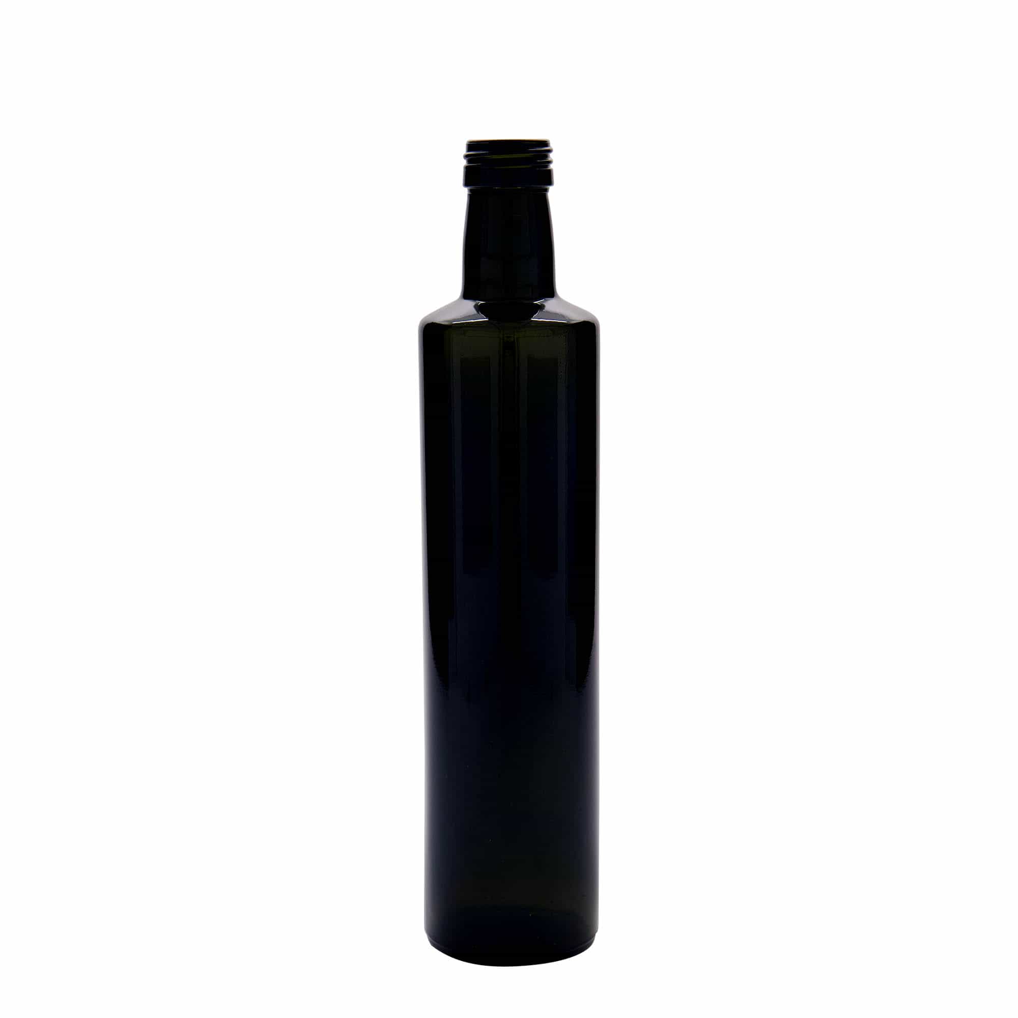 500 ml cam şişe 'Dorica', antik yeşil, ağız: PP 31,5 500 ml cam şişe 'Dorica', antik yeşil, ağız: PP 31,5