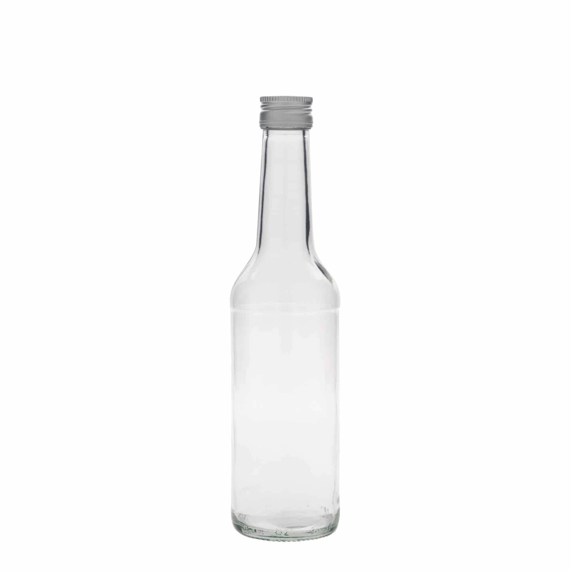 350 ml Cam Şişe Düz Boyun, Ağız: PP 28