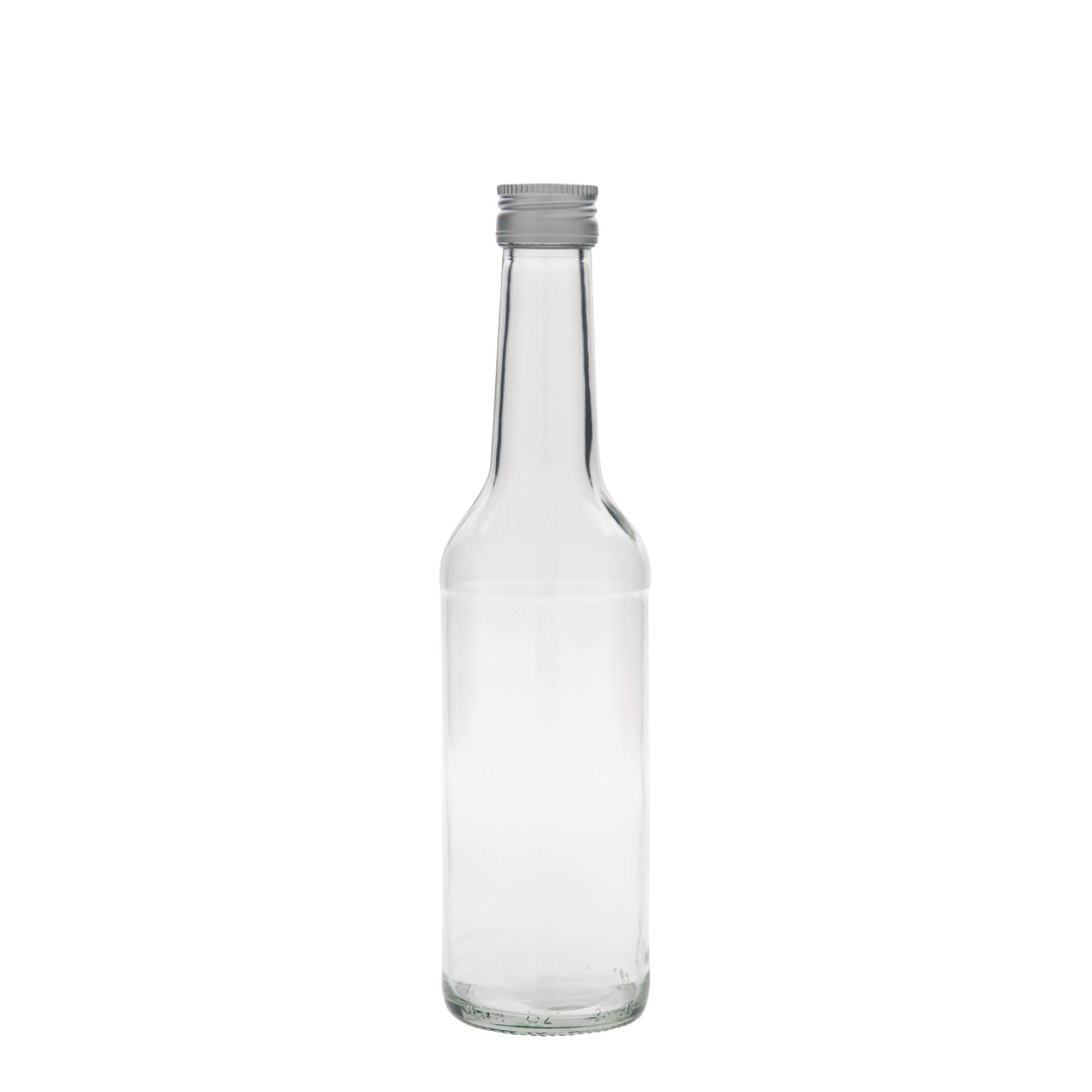 350 ml Cam Şişe Düz Boyun, Ağız: PP 28