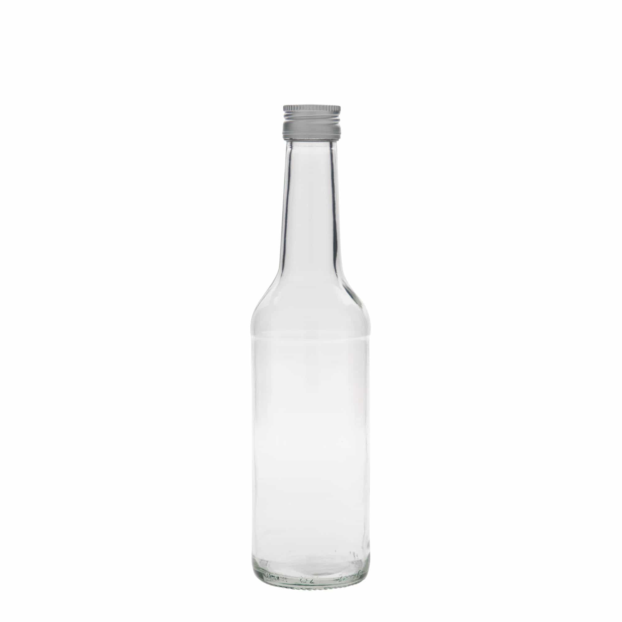 350 ml Cam Şişe Düz Boyun, Ağız: PP 28