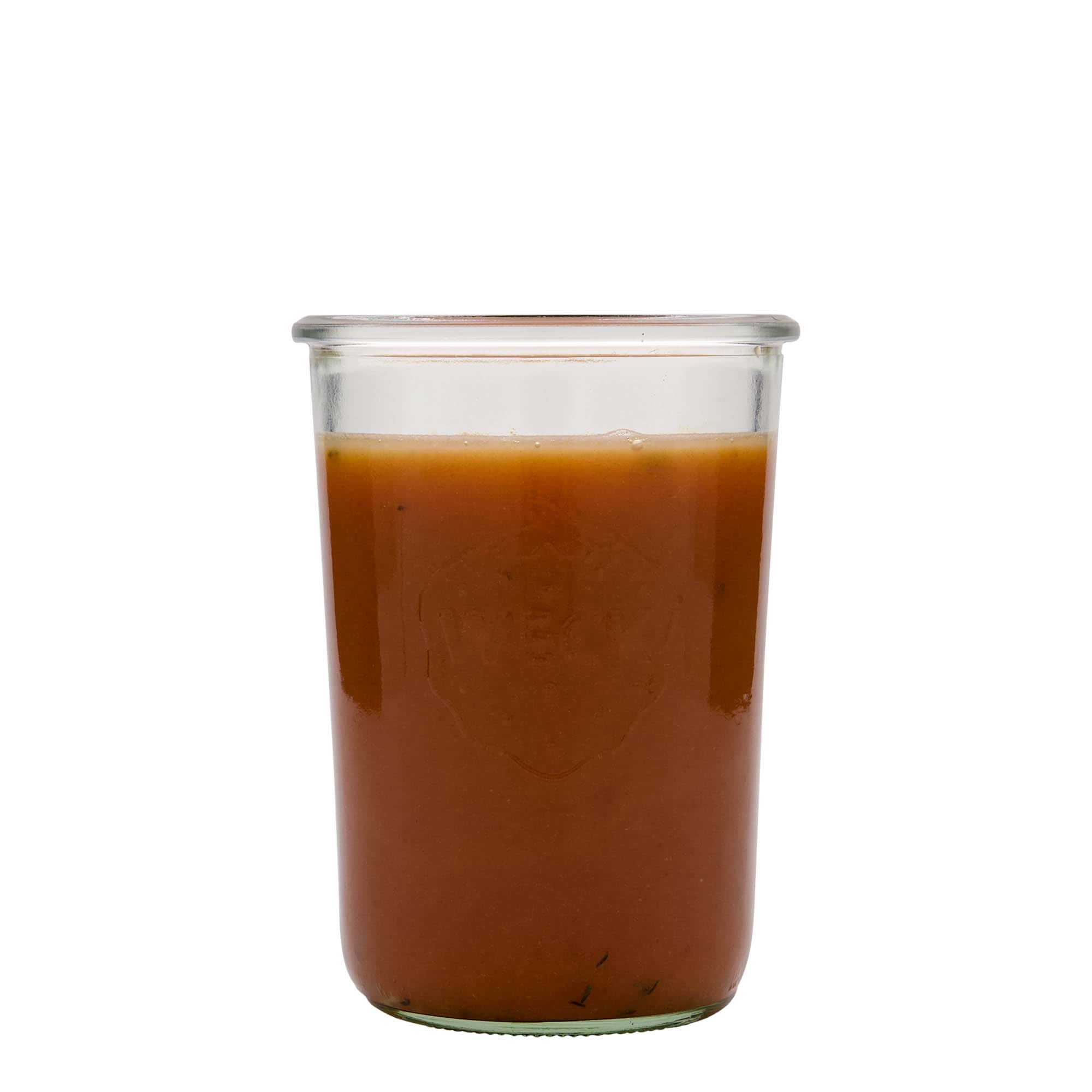 850 ml WECK ters çevirme kavanozu, ağız: yuvarlak kenar