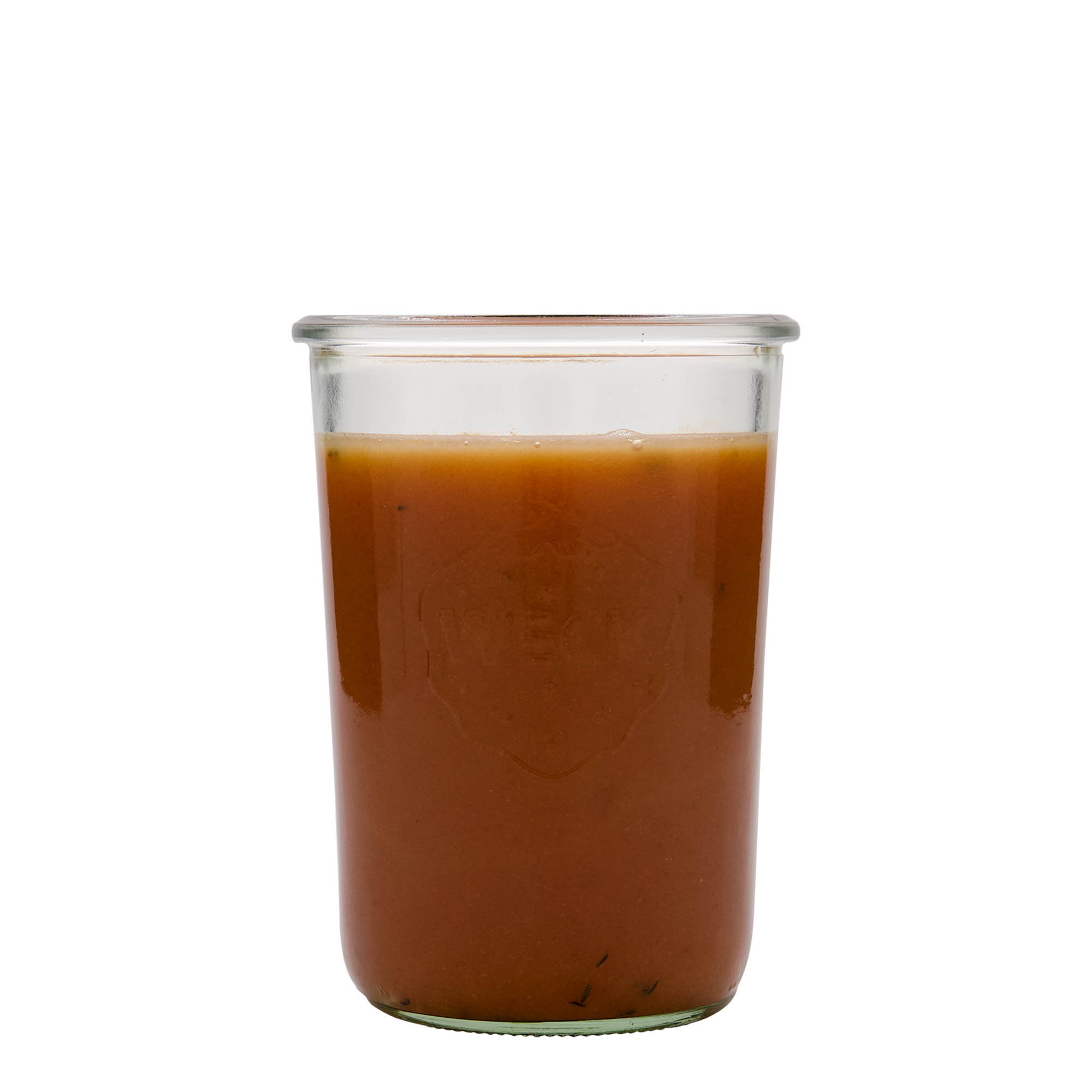 850 ml WECK ters çevirme kavanozu, ağız: yuvarlak kenar