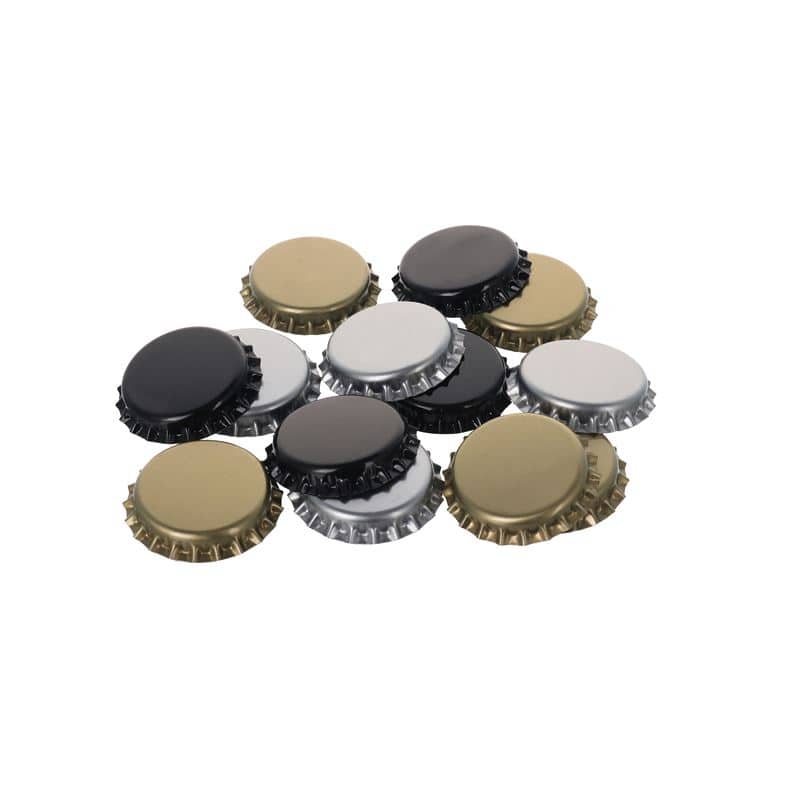 26 mm metal siyah şişe kapağı