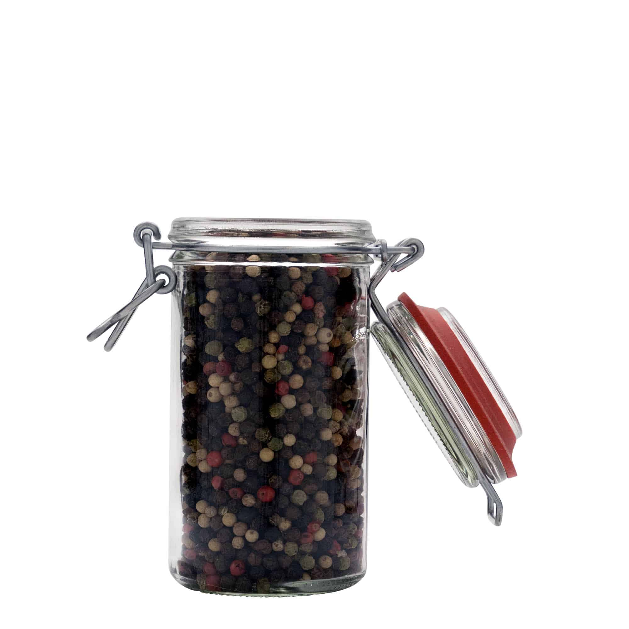 272 ml tel mandallı cam kavanoz, ağız: tel mandallı kapak