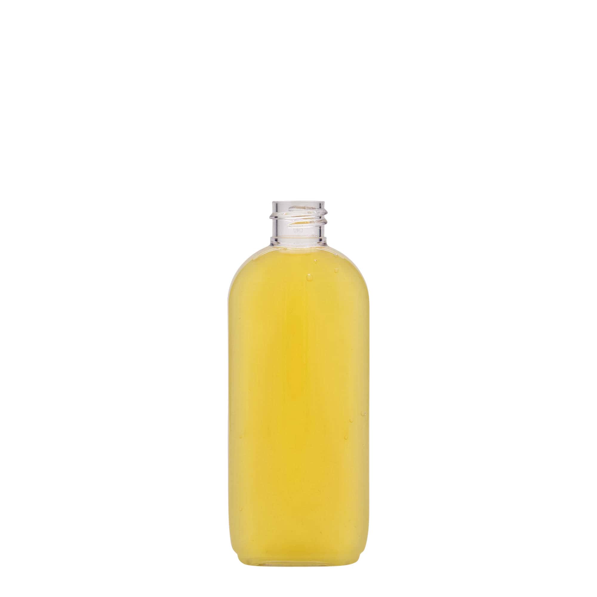100 ml PET Şişe 'Iris', oval, plastik, ağız: 20/410
