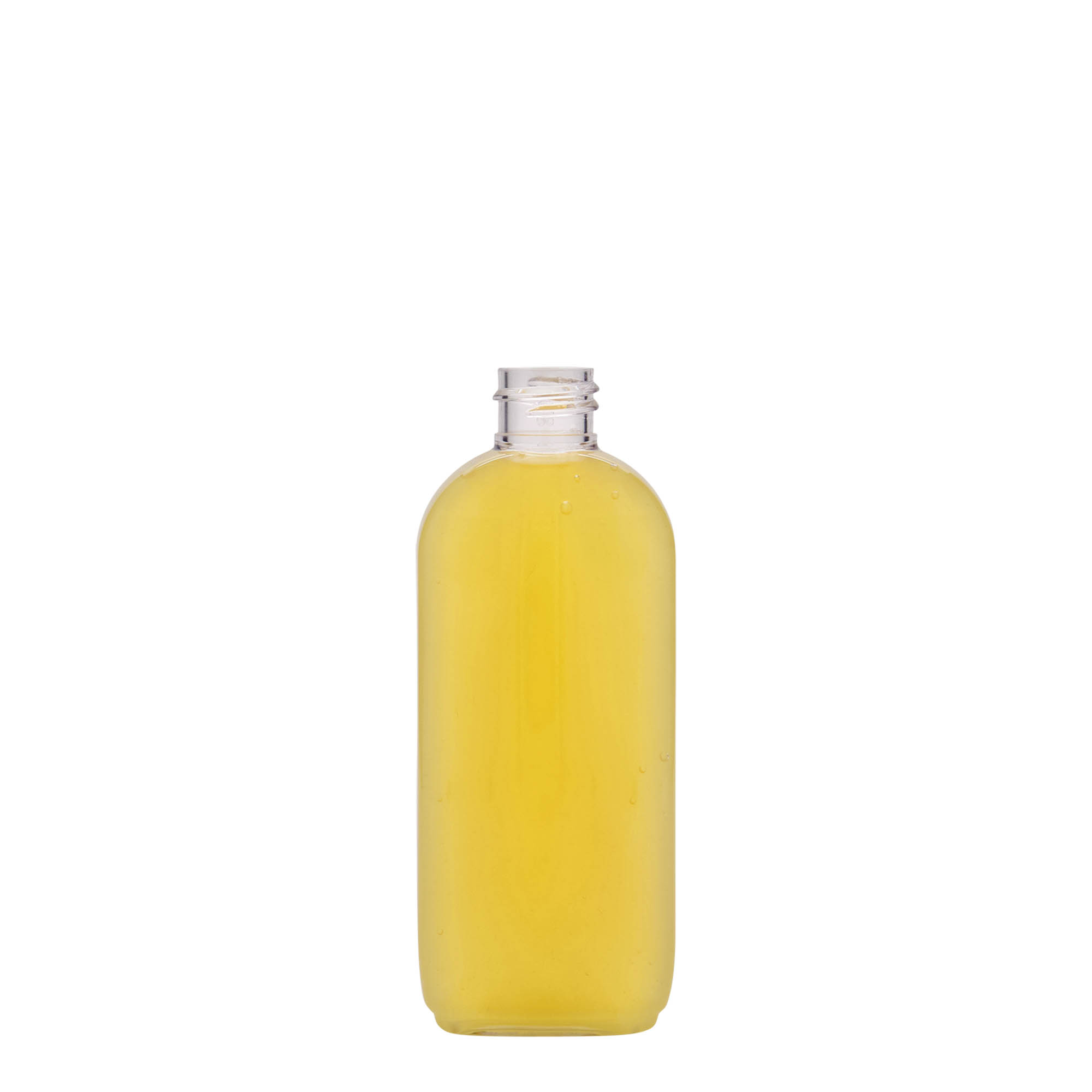 100 ml PET Şişe 'Iris', oval, plastik, ağız: 20/410
