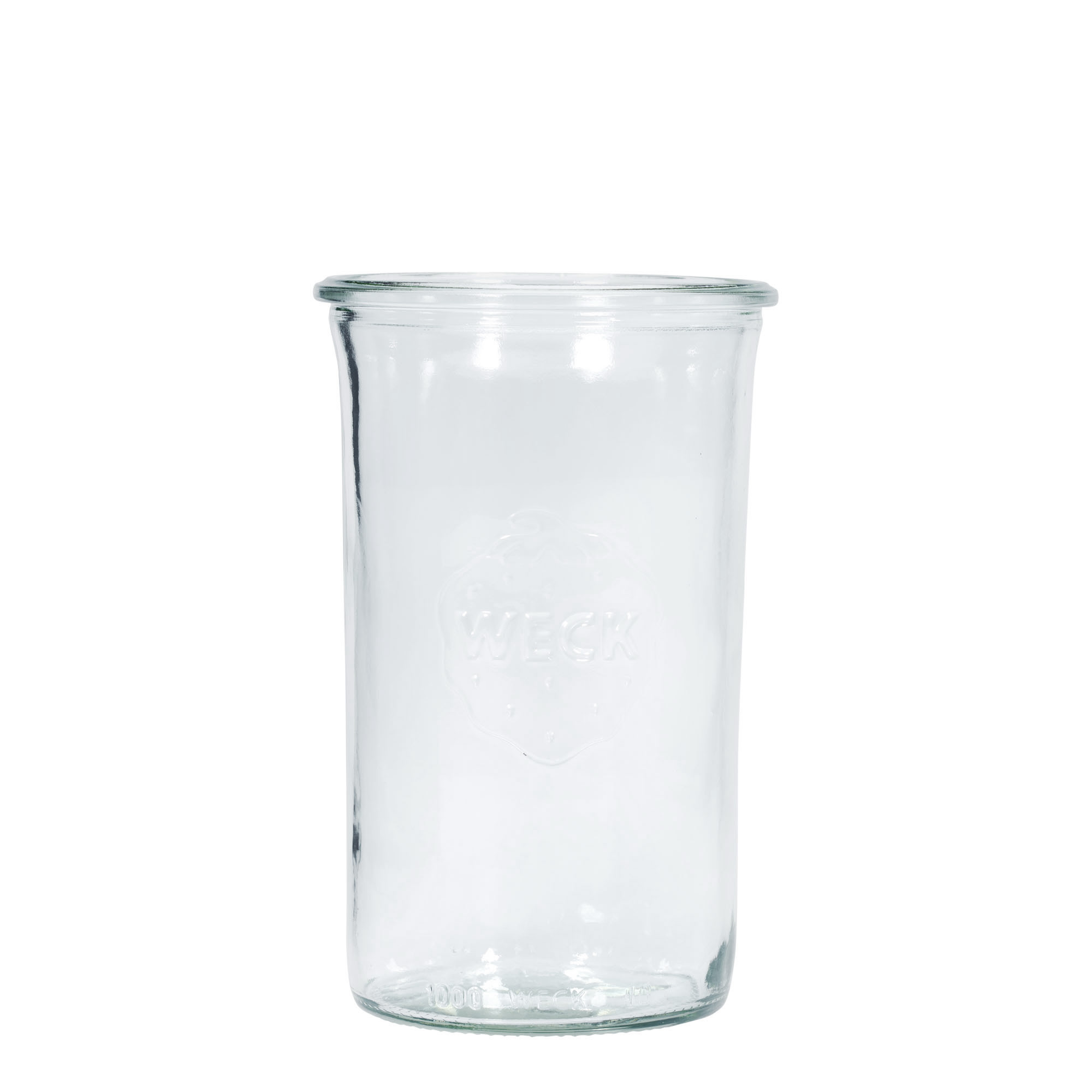 1.000 ml WECK ters çevirme kavanozu #, Ağız: Yuvarlak kenar 1.000 ml WECK ters çevirme kavanozu #, Ağız: Yuvarlak kenar