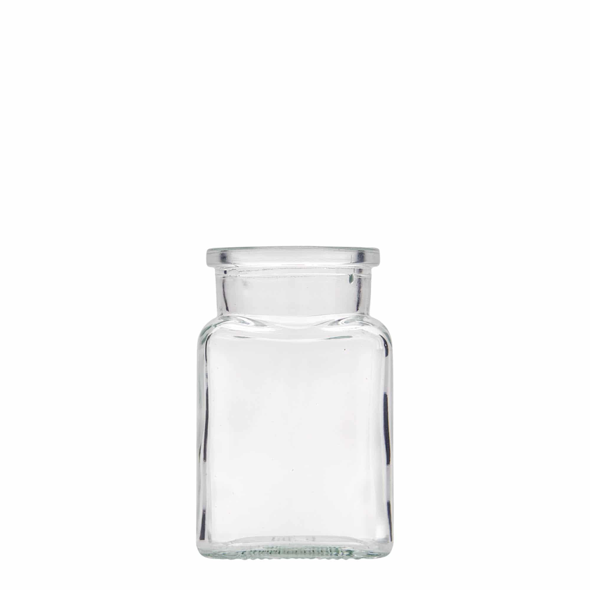 150 ml mantar kapaklı cam, kare, ağız: mantar 150 ml mantar kapaklı cam, kare, ağız: mantar
