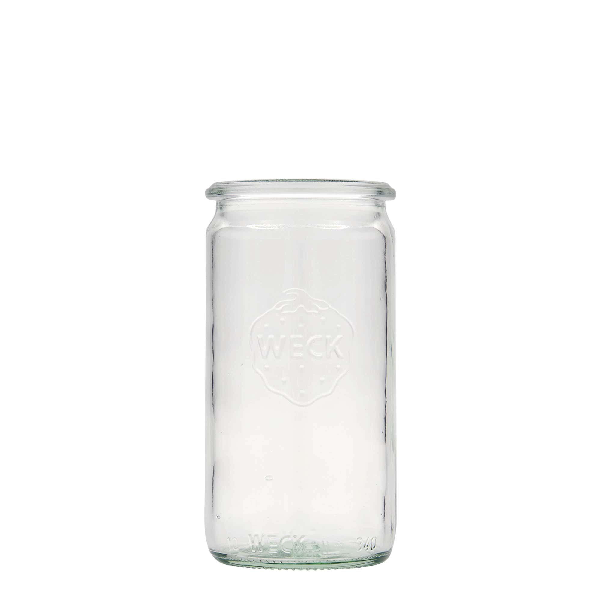 340 ml WECK silindir kavanoz, ağız: yuvarlak kenar