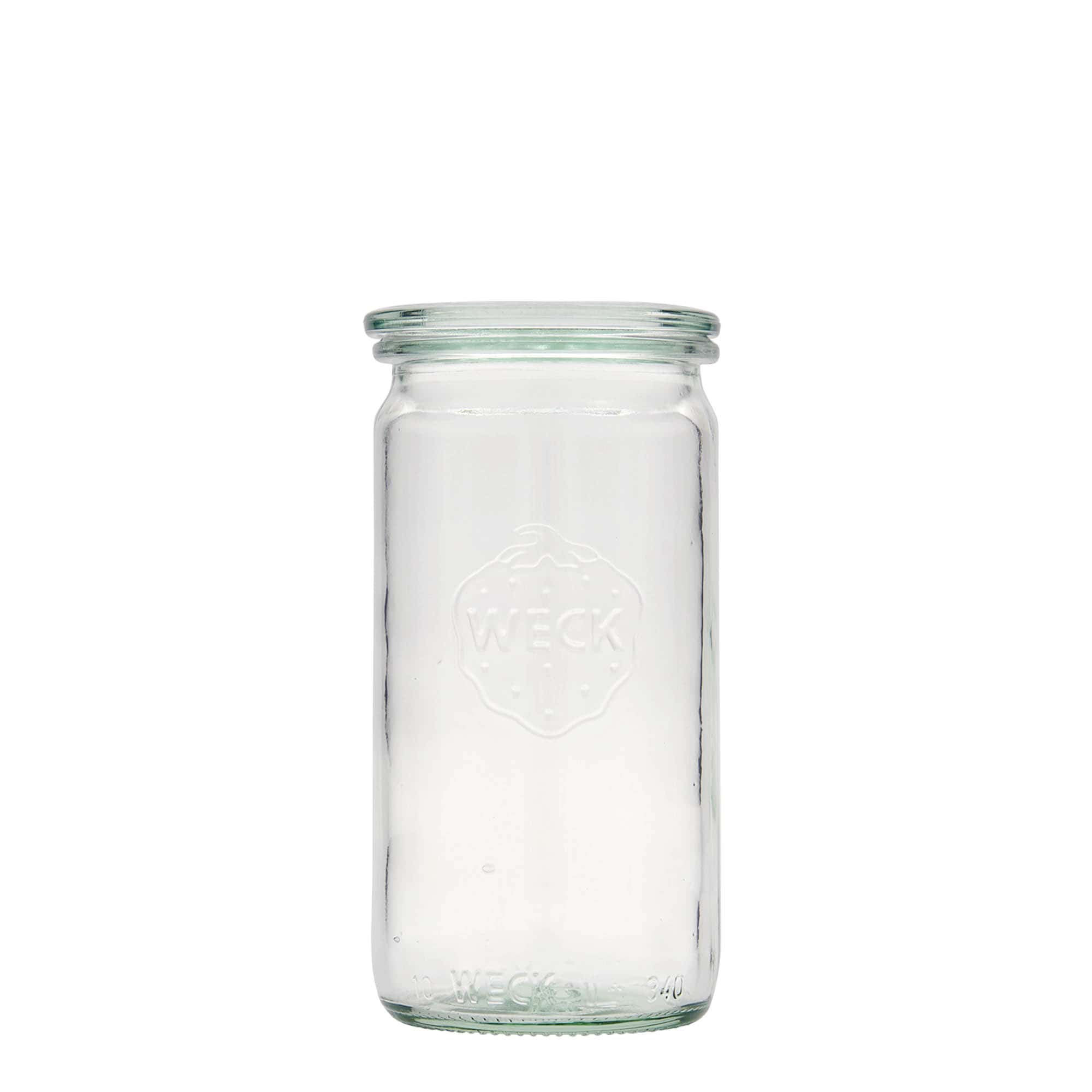 340 ml WECK silindir kavanoz, ağız: yuvarlak kenar