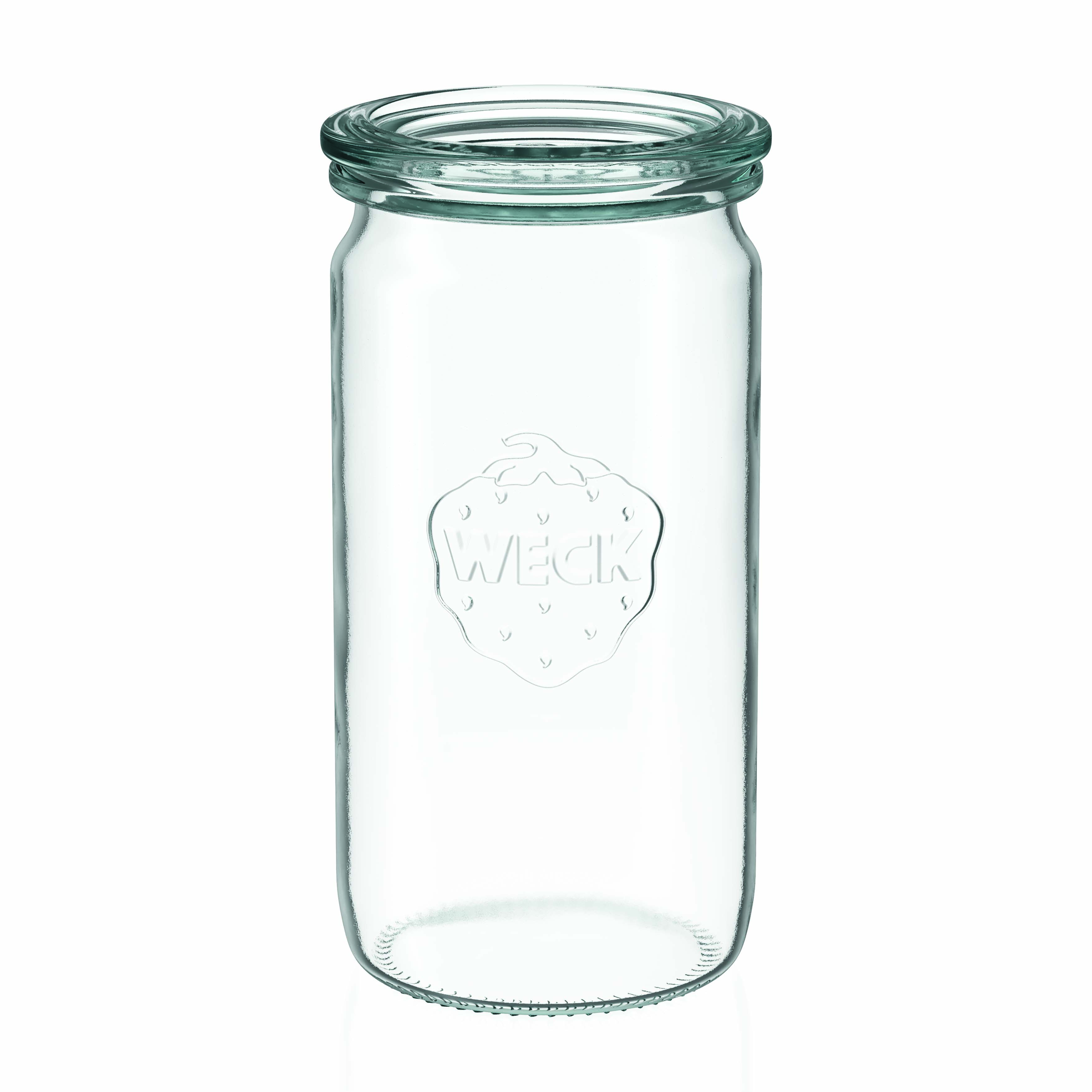 340 ml WECK silindir kavanoz, ağız: yuvarlak kenar