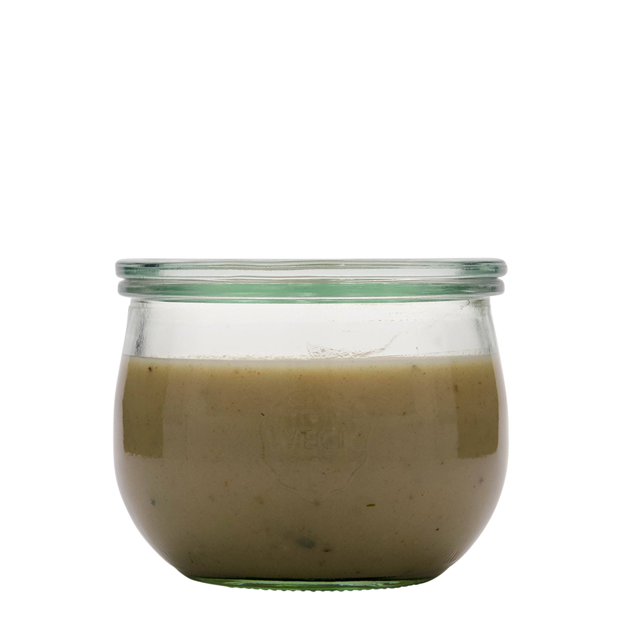 580 ml WECK-Tulpenglas #, Ağız: Yuvarlak Kenar