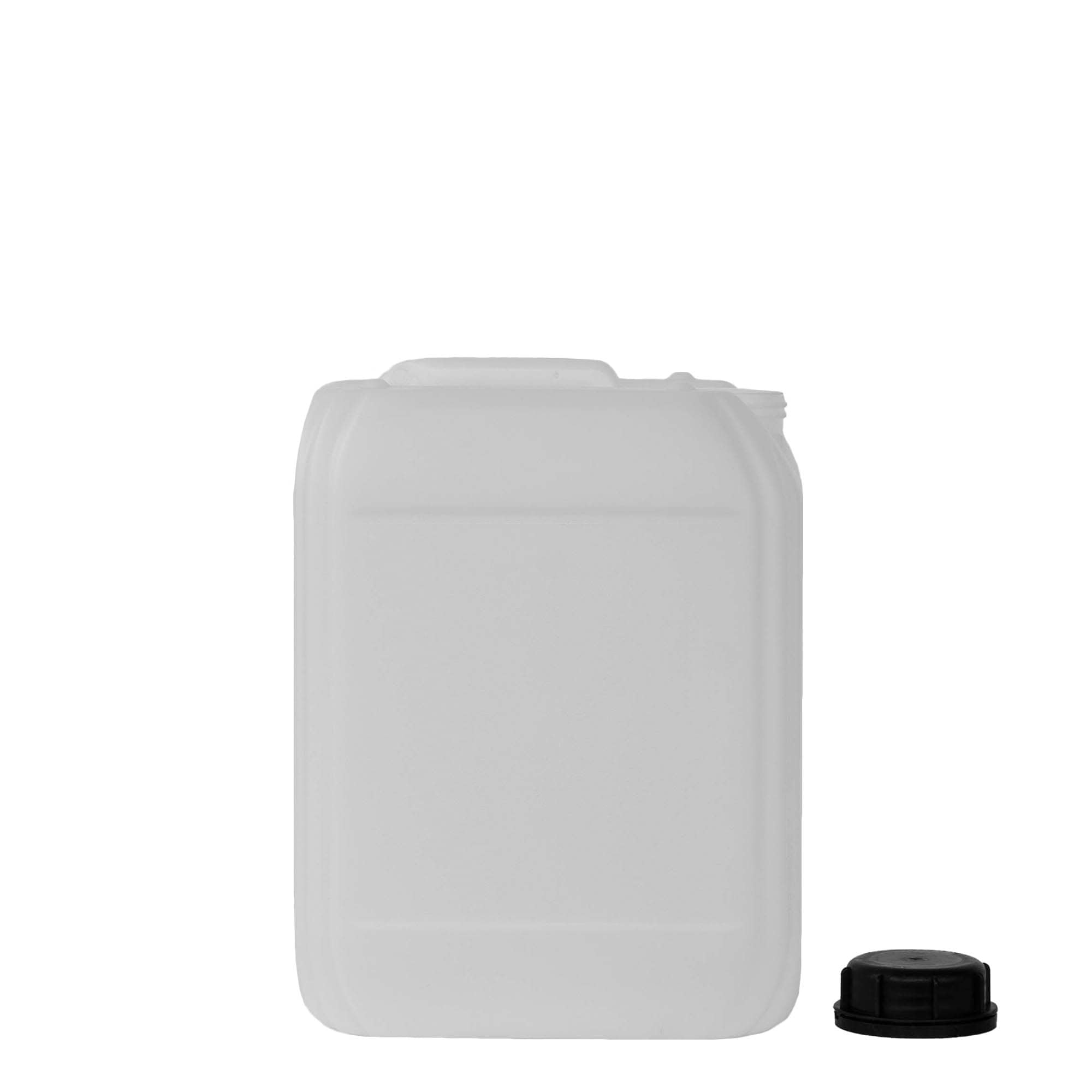 10 l kanister, dikdörtgen, HDPE plastik, doğal, ağız: ND 55