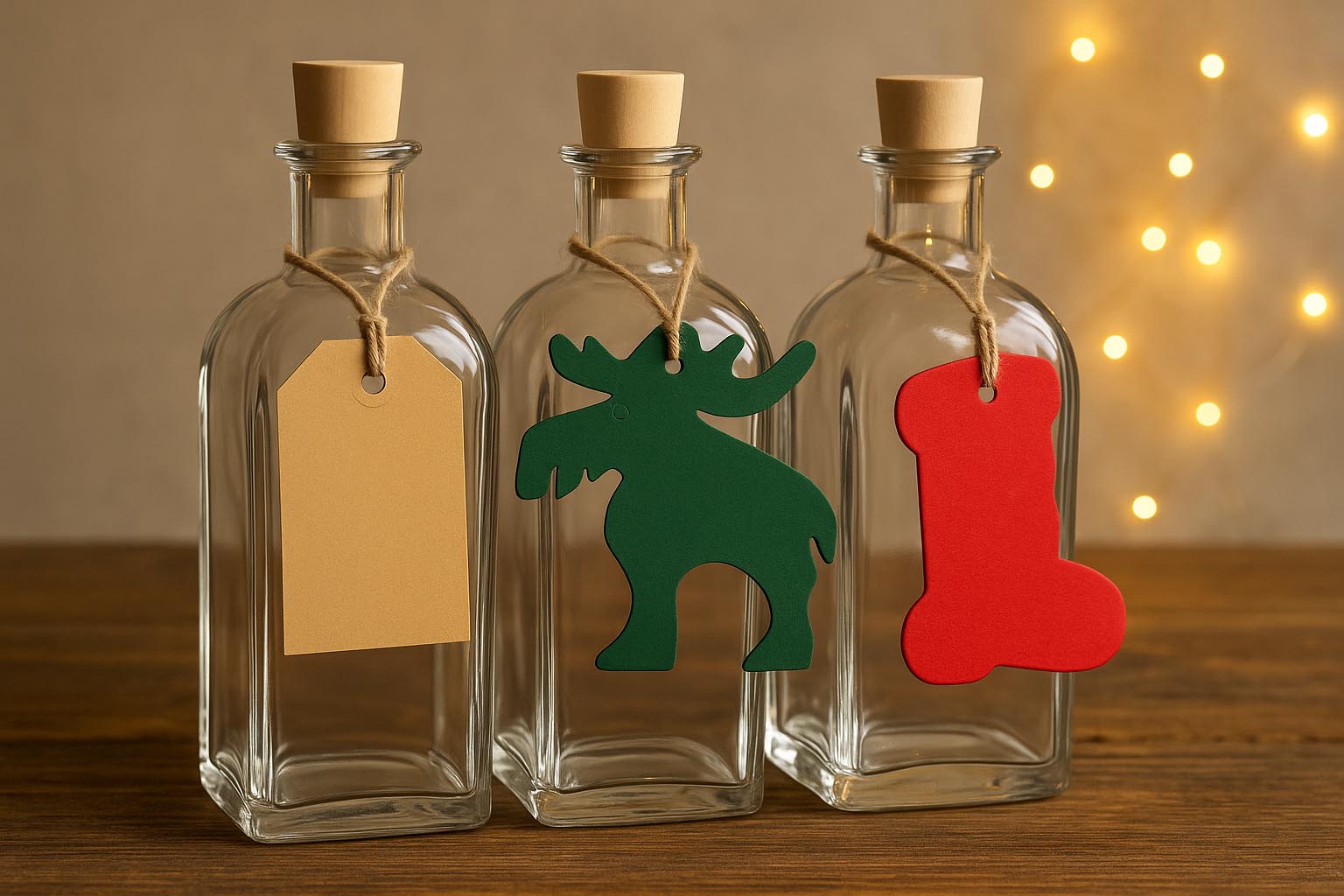 Asma etiket dikdörtgen, kahverengi Asma etiket dikdörtgen, kahverengi