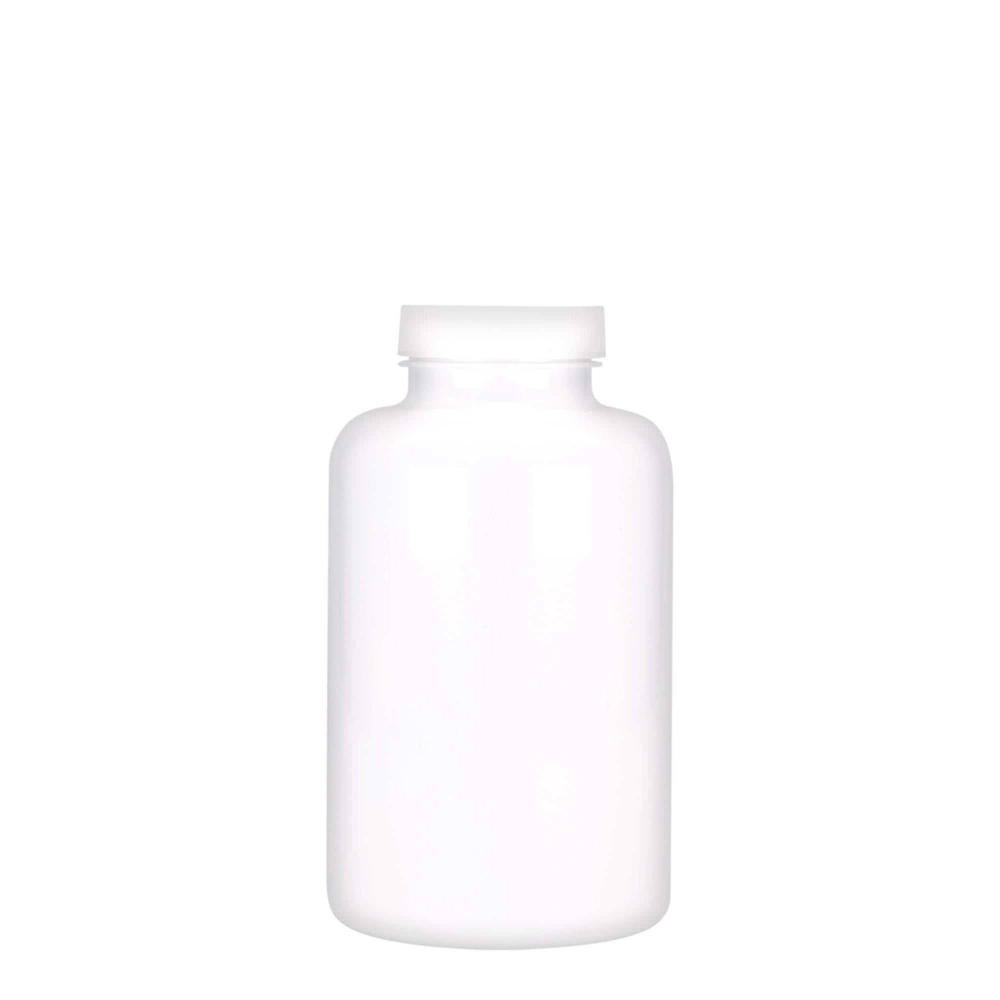 500 ml PET şişe, plastik, beyaz, ağız çapı: 45/400