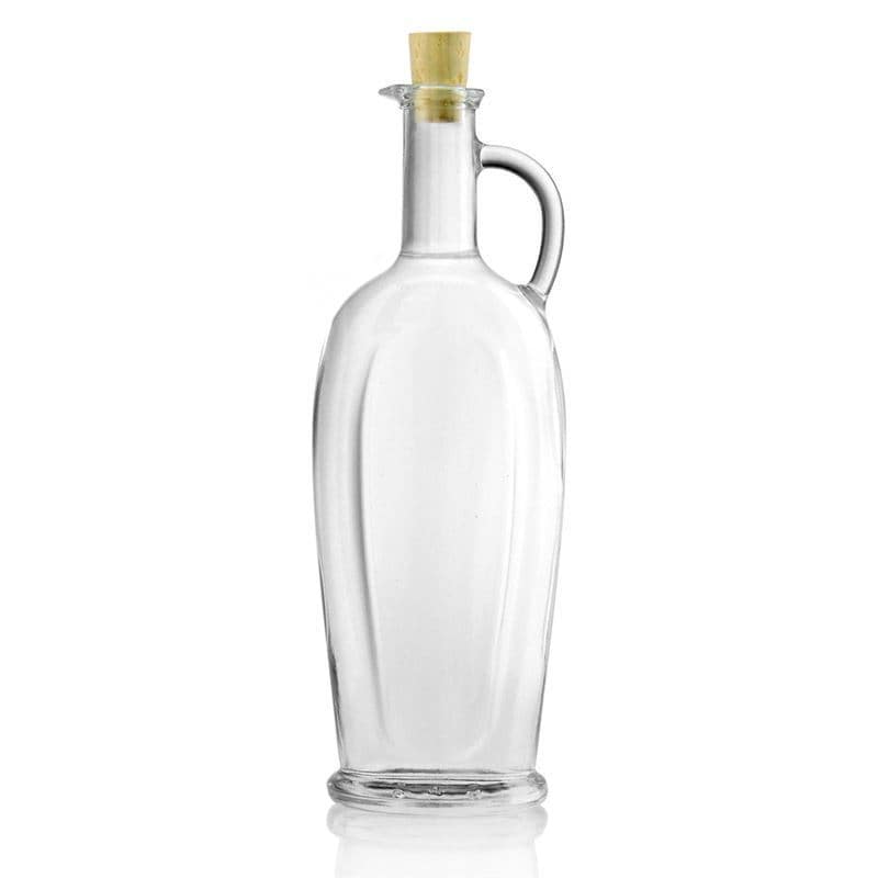 500 ml Cam Şişe 'Eleganta', oval, Ağız: Mantar 500 ml Cam Şişe 'Eleganta', oval, Ağız: Mantar