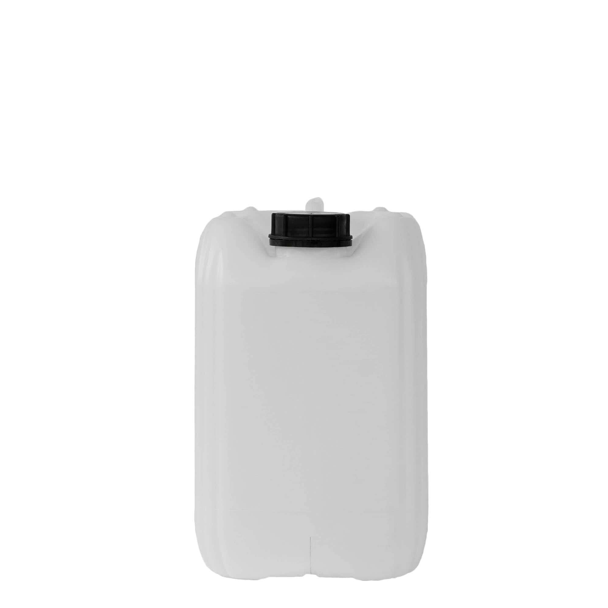 10 l kanister, dikdörtgen, HDPE plastik, doğal, ağız: ND 55