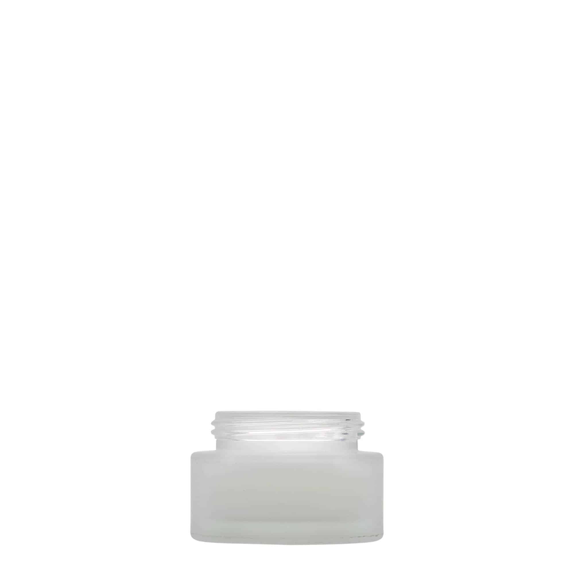 15 ml Kavanoz 'Platin Edition', Cam, buzlu, Ağız: Vidalı kapak