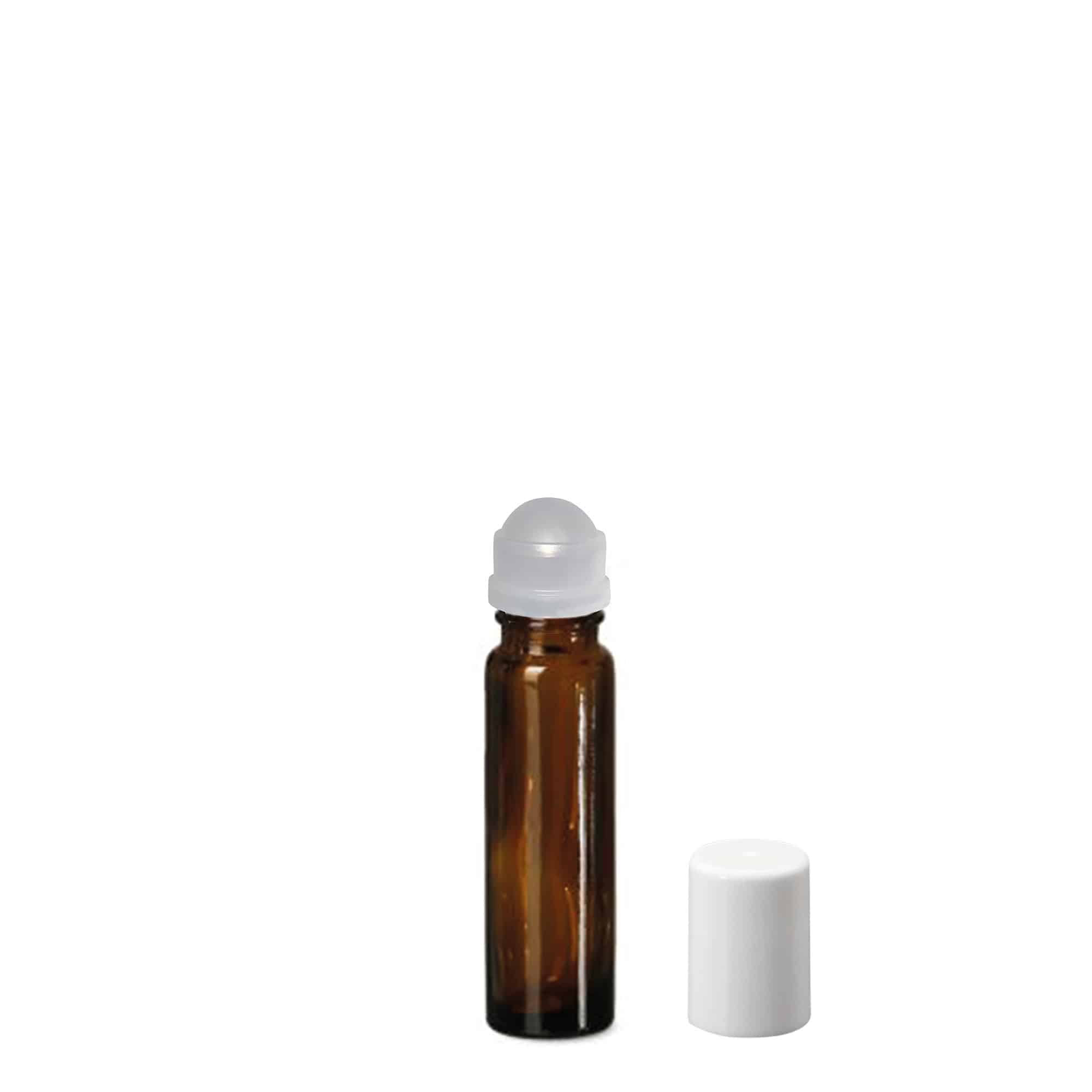 10 ml Roll-On şişe, cam, kahverengi, ağız: vidalı kapak 10 ml Roll-On şişe, cam, kahverengi, ağız: vidalı kapak