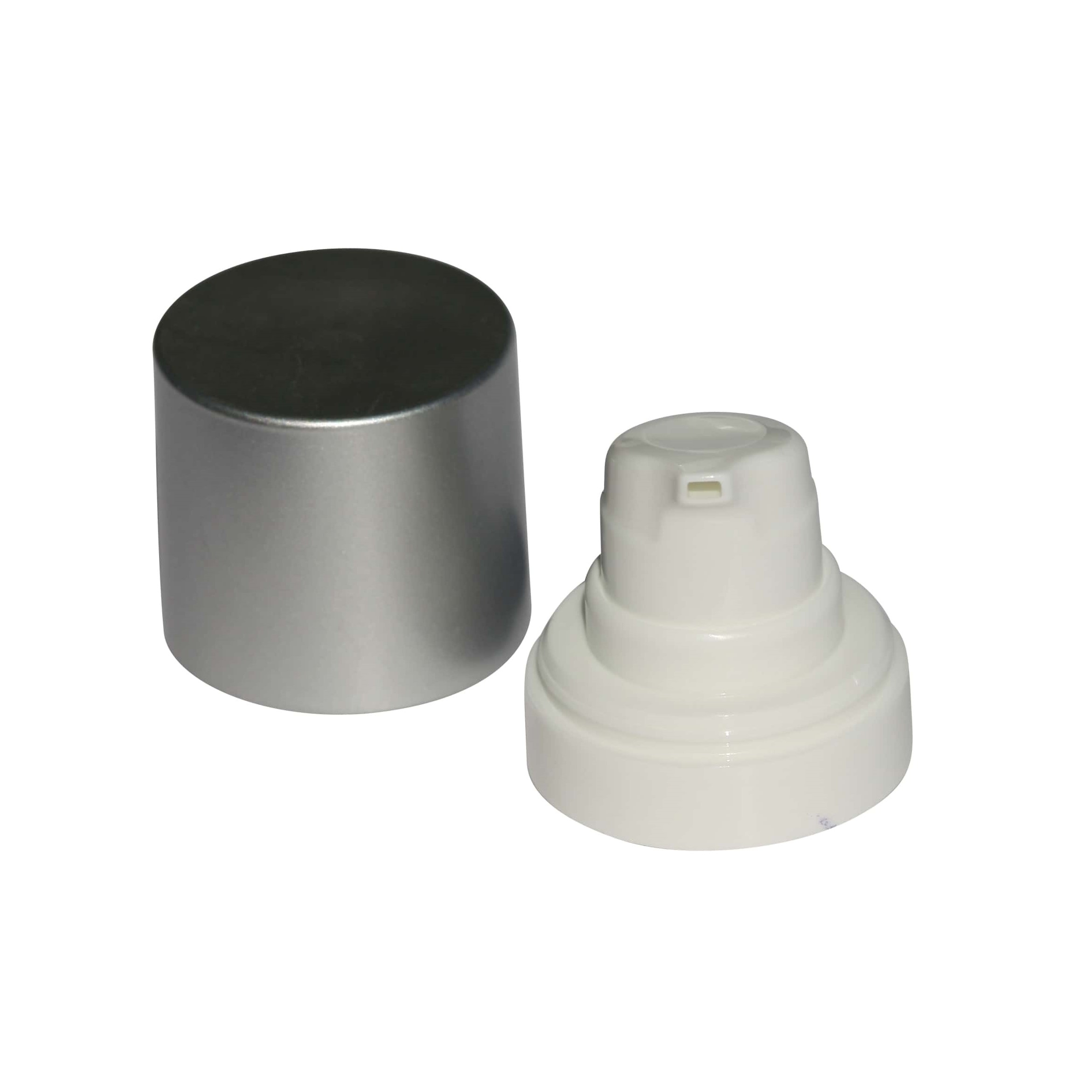 Airless Dispenser Pompa Kafası 'Micro', PP-Plastik, gümüş