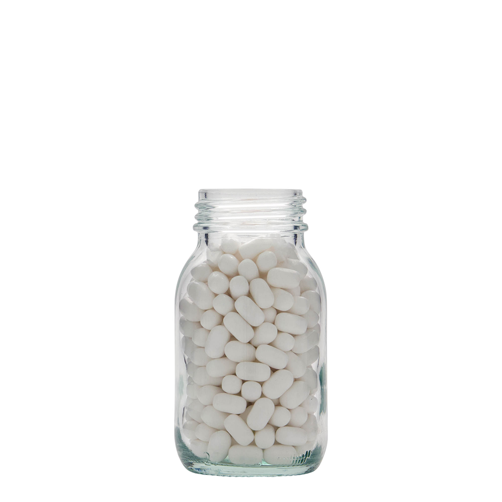 125 ml Geniş ağızlı cam, Ağız çapı: DIN 40 125 ml Geniş ağızlı cam, Ağız çapı: DIN 40