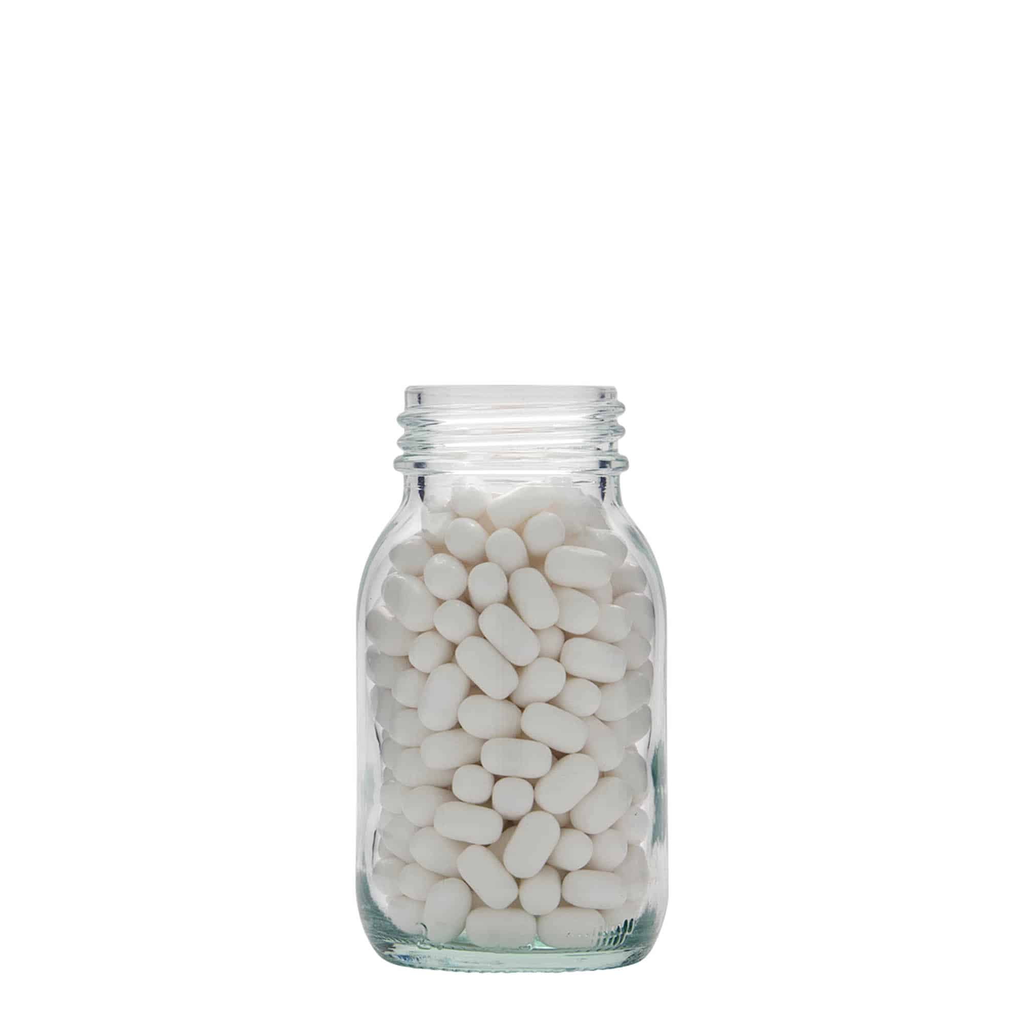 125 ml Geniş ağızlı cam, Ağız çapı: DIN 40