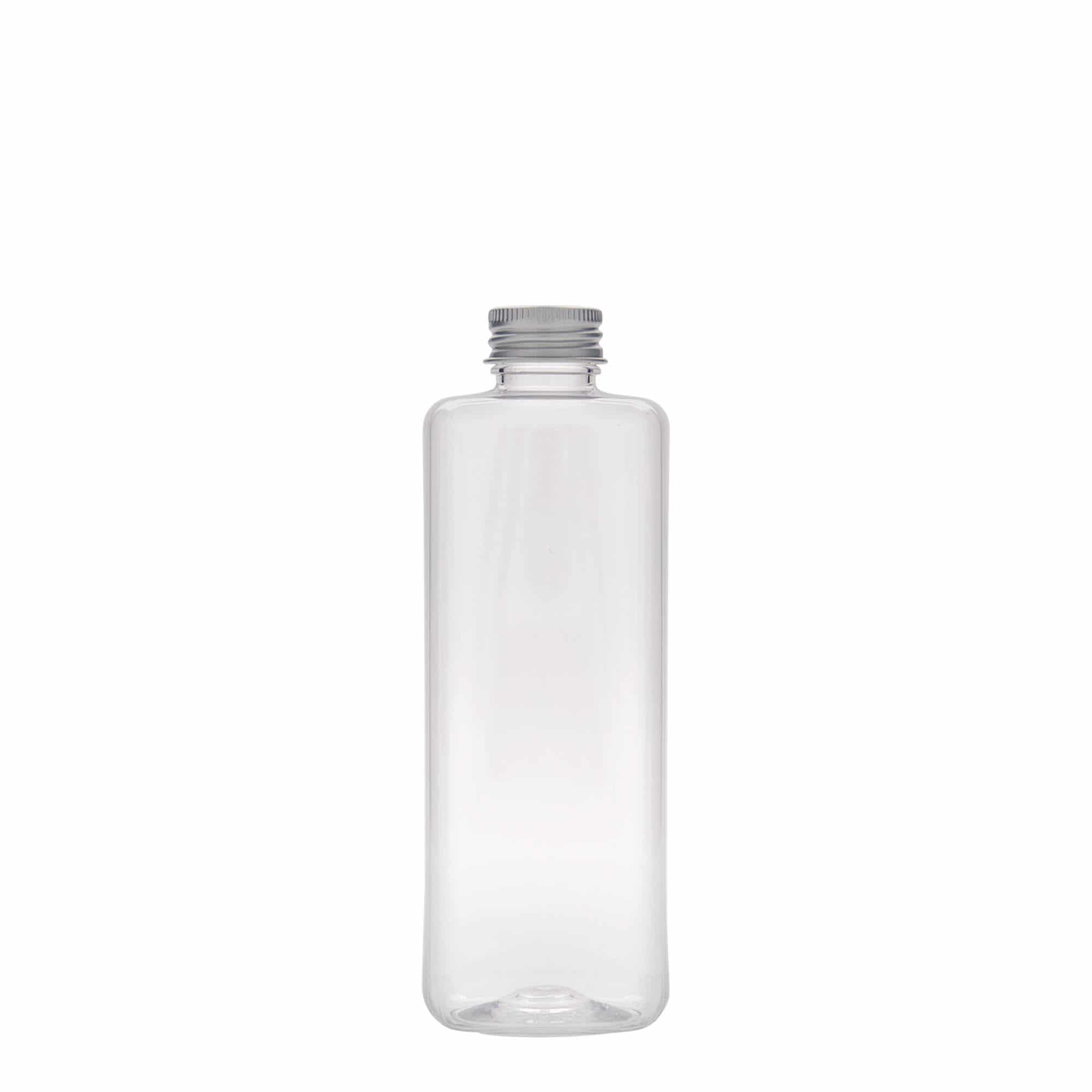 300 ml PET Şişe 'Karl', kare, plastik, ağız: 24/410