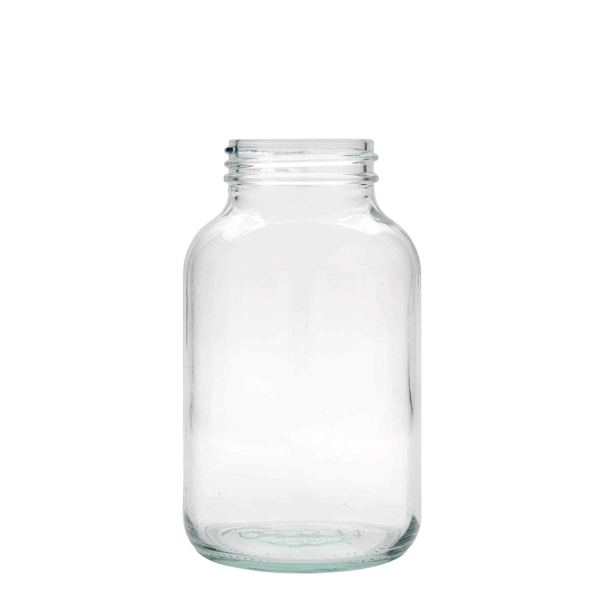 1.000 ml Geniş ağızlı cam, Ağız çapı: DIN 68