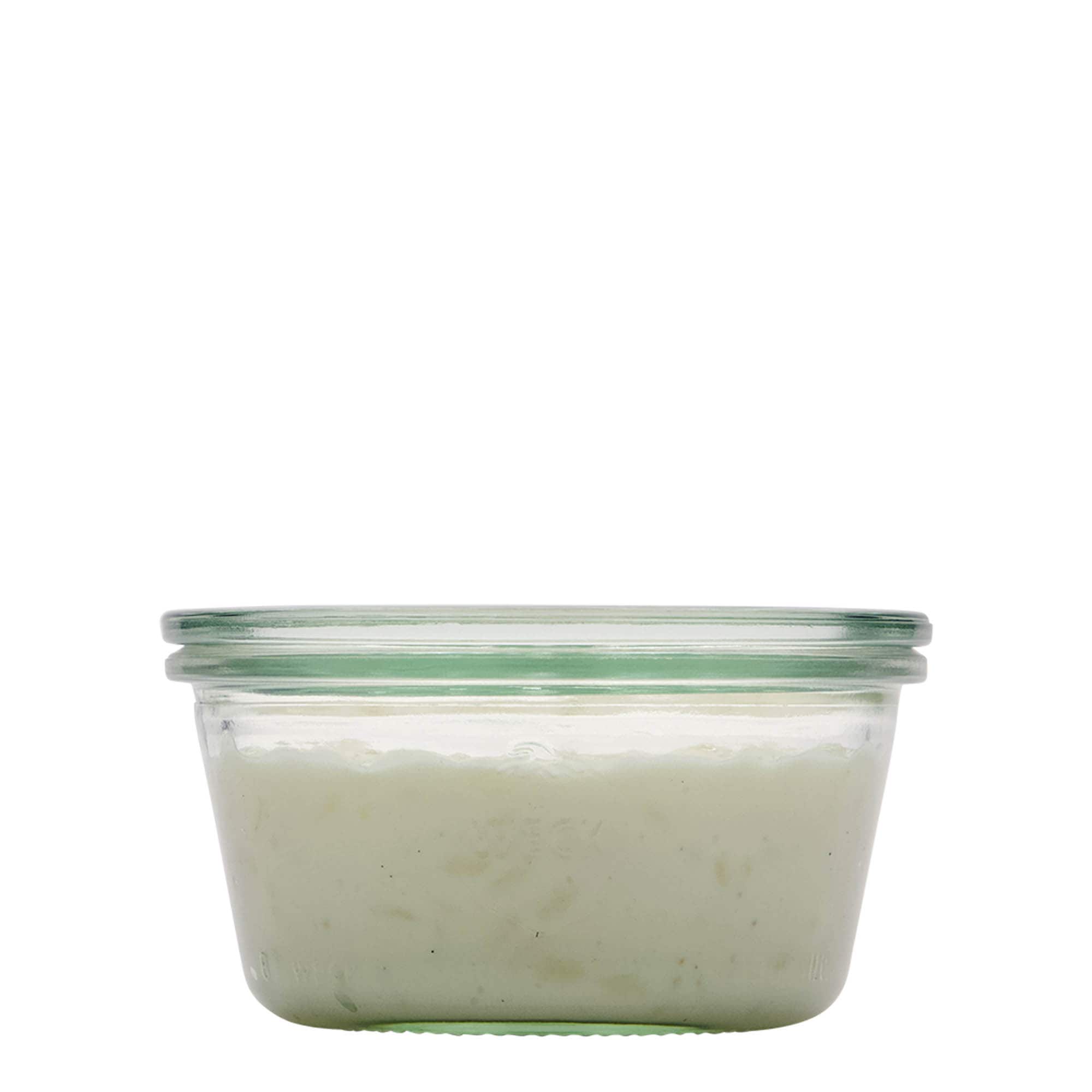 290 ml WECK Döndürme Kavanozu, Ağız: Yuvarlak Kenar