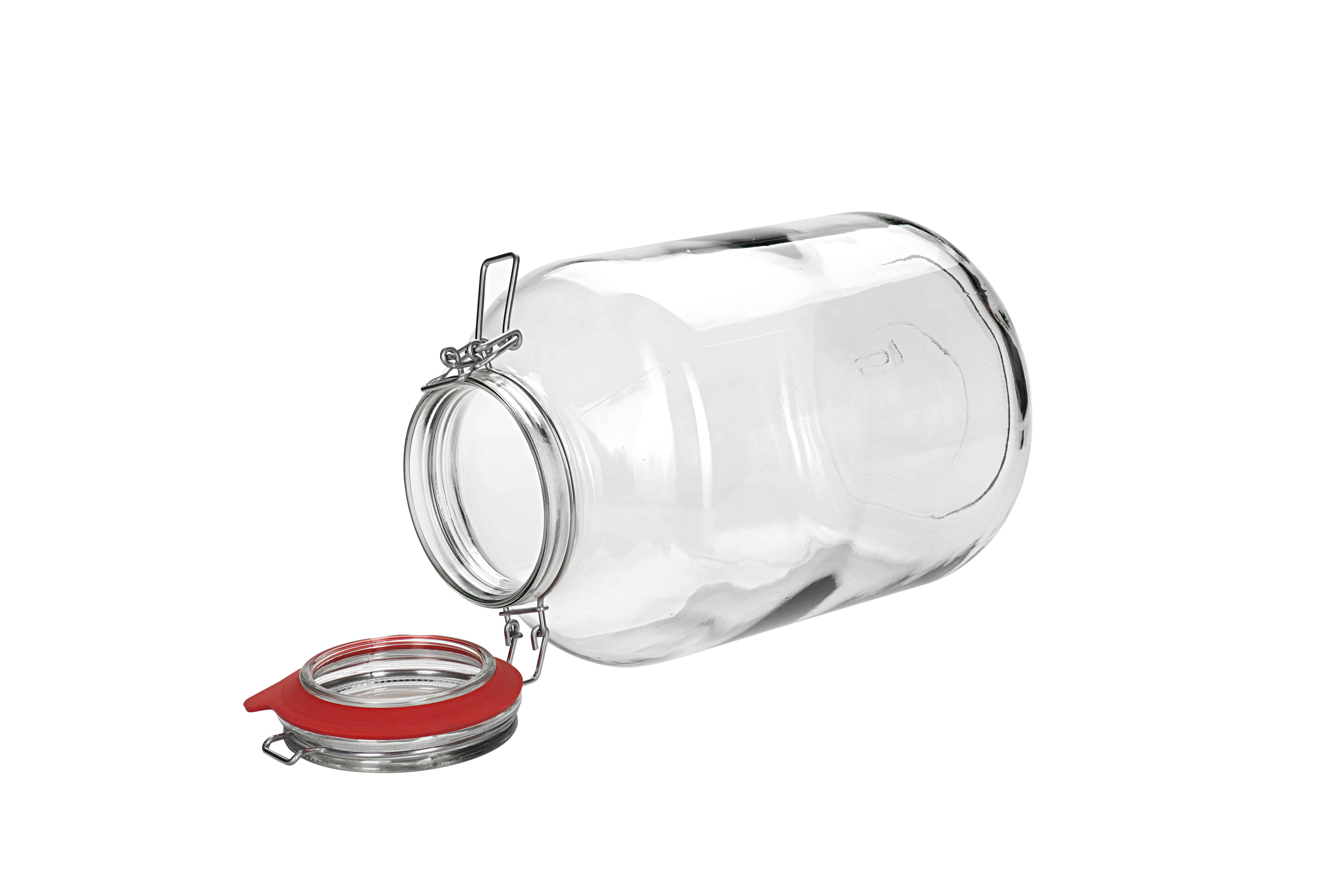 4.880 ml Tel mandallı kavanoz #, Ağız: Tel mandallı kapak