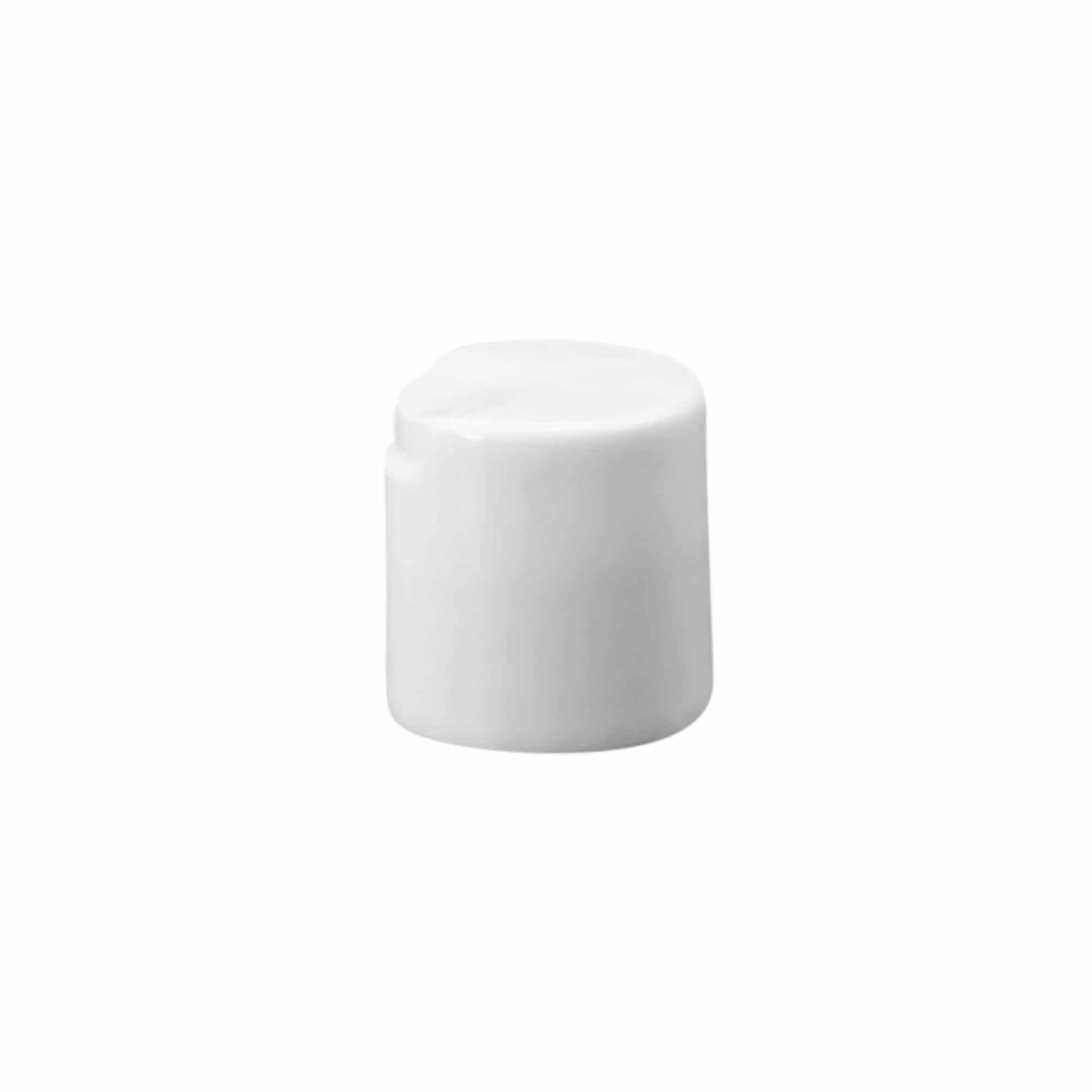 Vidalı kapak Disc Top, PP plastik, beyaz, ağız çapı: 24/410 Vidalı kapak Disc Top, PP plastik, beyaz, ağız çapı: 24/410