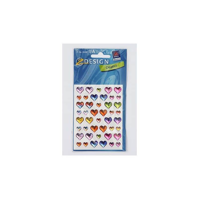 Zweckform Etiket 'Jel Kalpler', Plastik, çok renkli Zweckform Etiket 'Jel Kalpler', Plastik, çok renkli