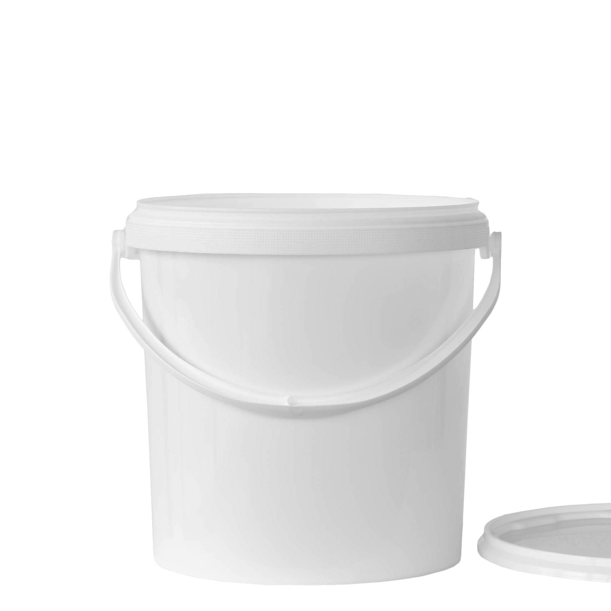 10 l kova, PP plastik, beyaz 10 l kova, PP plastik, beyaz