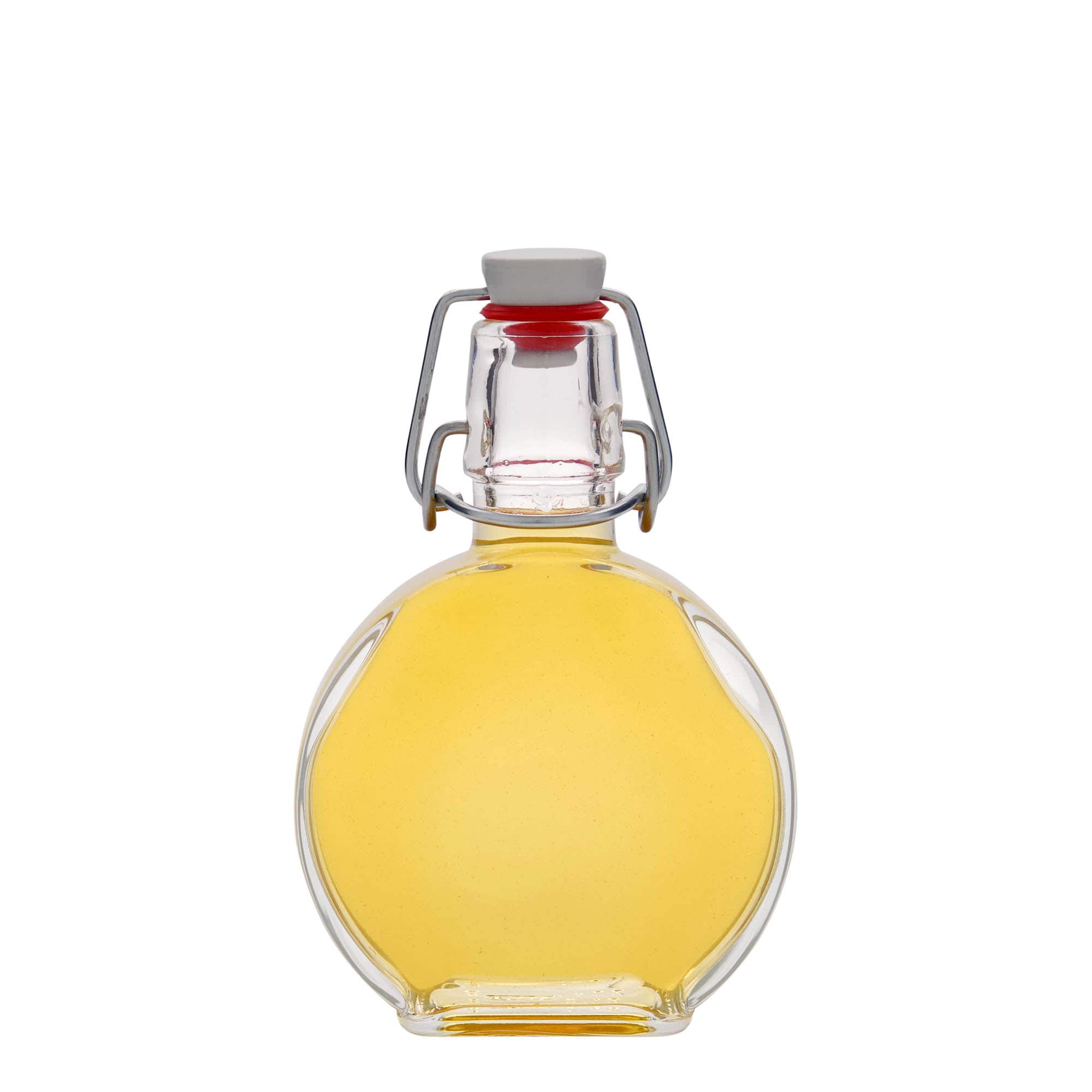 200 ml cam şişe 'Sensatione', dikdörtgen, ağız: mandallı kapak