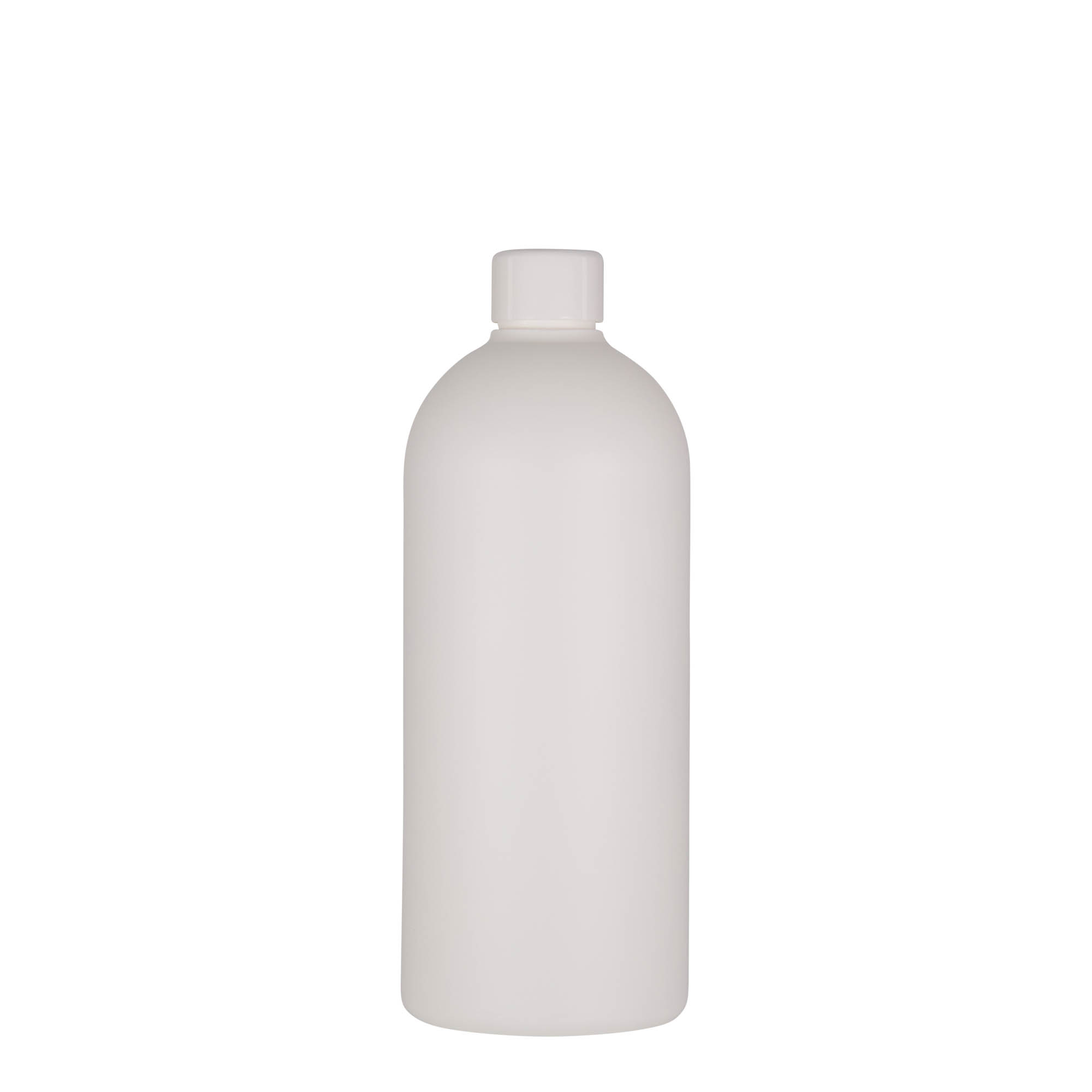 500 ml plastik şişe 'Tuffy', HDPE, beyaz, ağız: 24/410