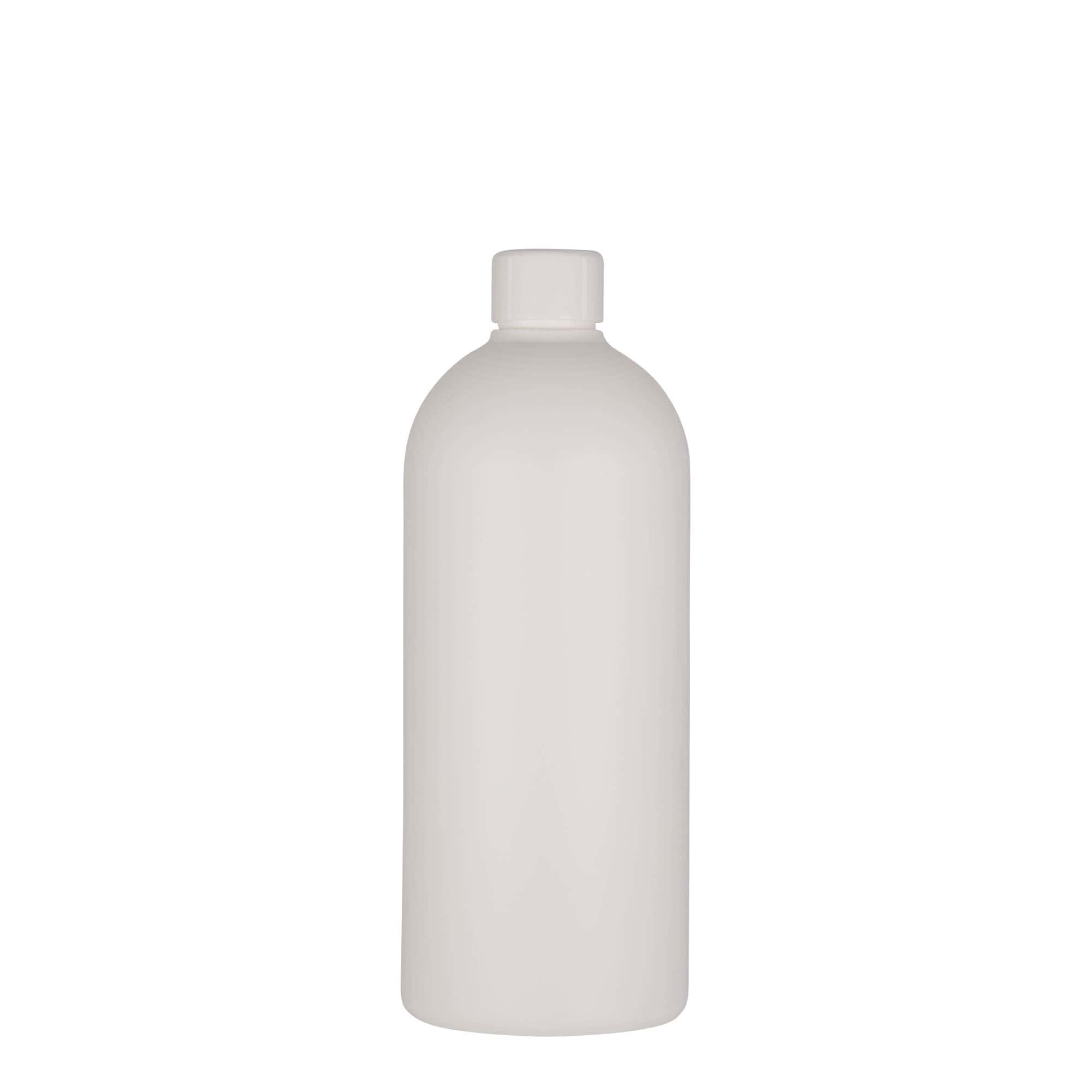 500 ml plastik şişe 'Tuffy', HDPE, beyaz, ağız: 24/410