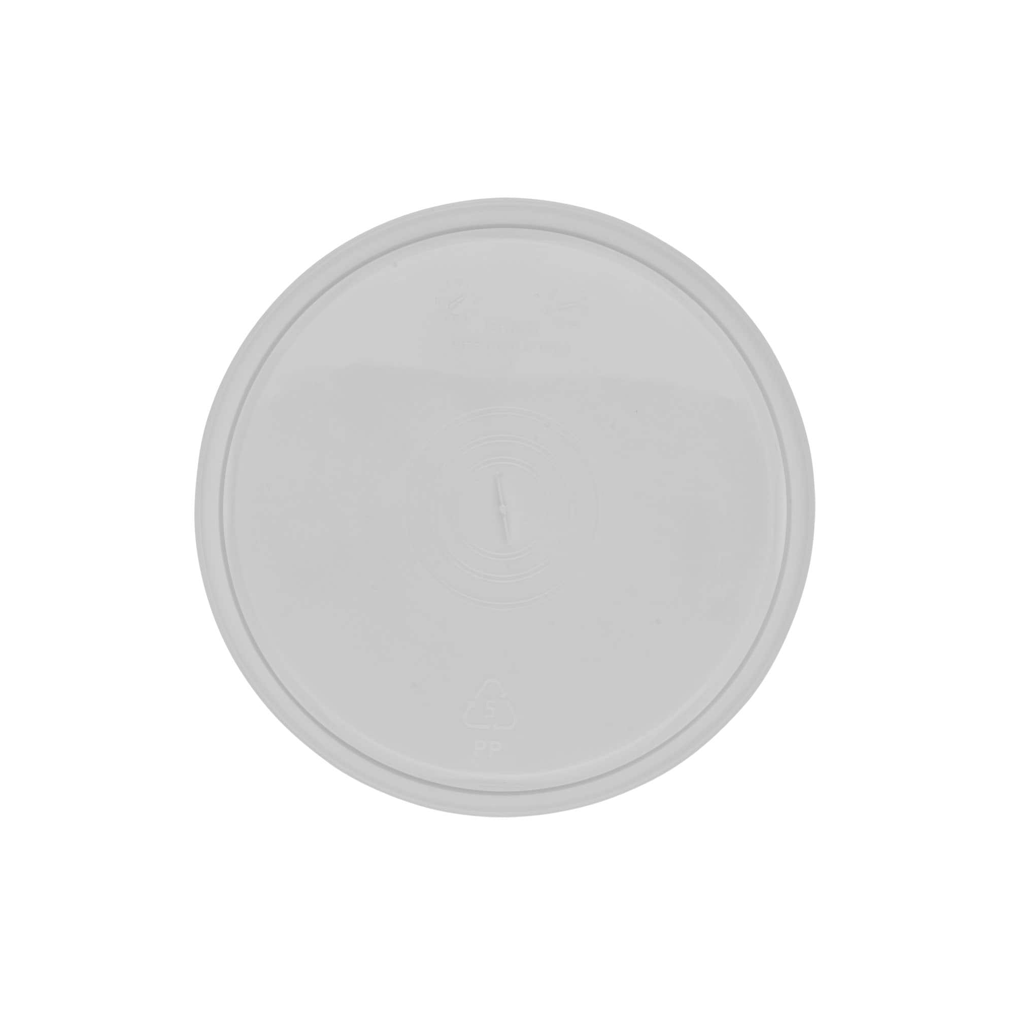 Kapak, 1,8 l kova için, PP plastik, beyaz
