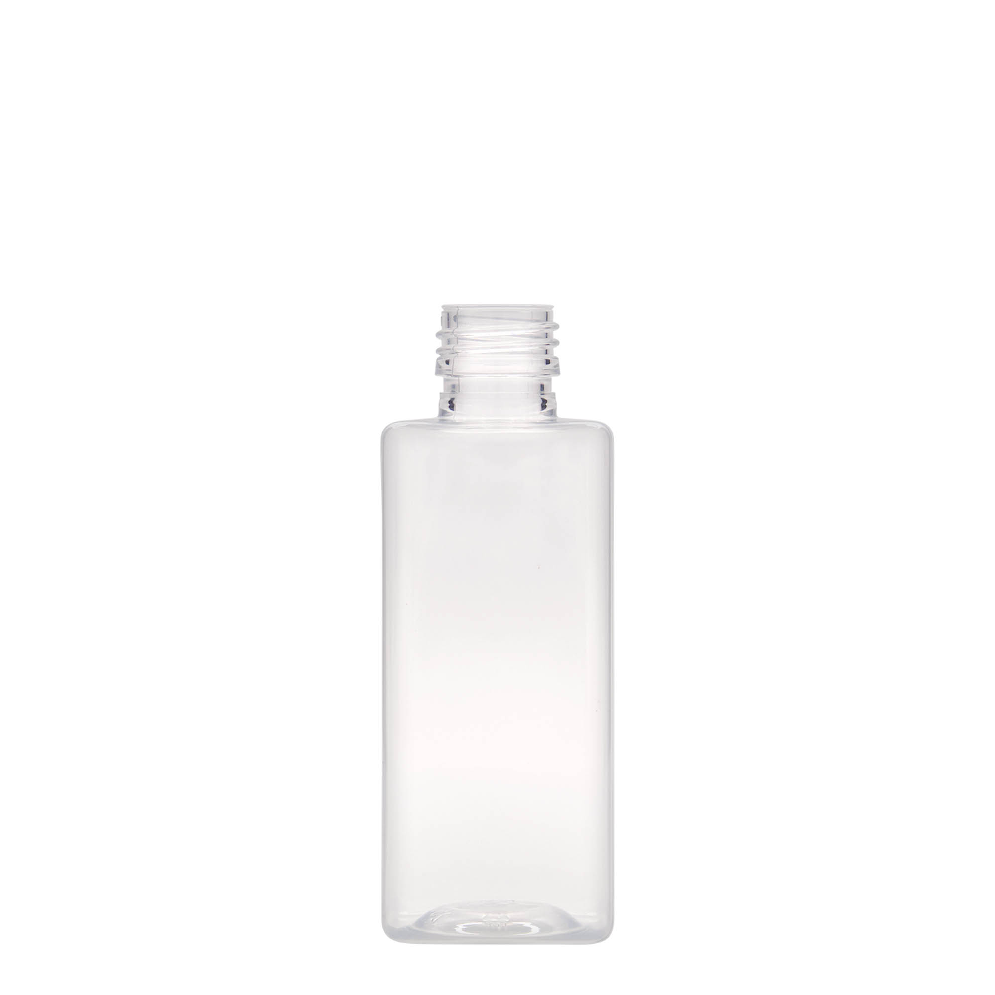 250 ml PET Şişe 'Karl', kare, plastik, ağız: PP 28