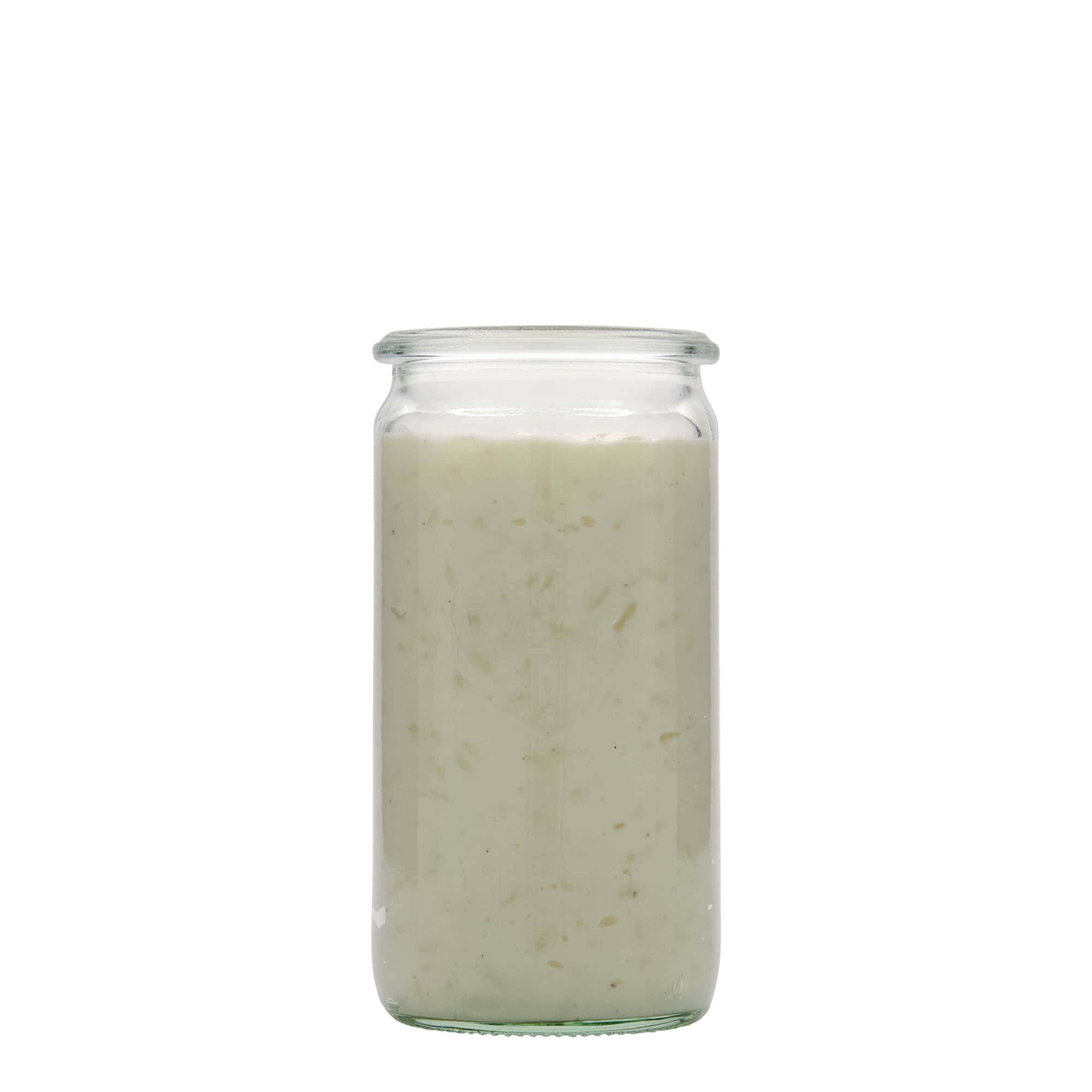 340 ml WECK silindir kavanoz, ağız: yuvarlak kenar