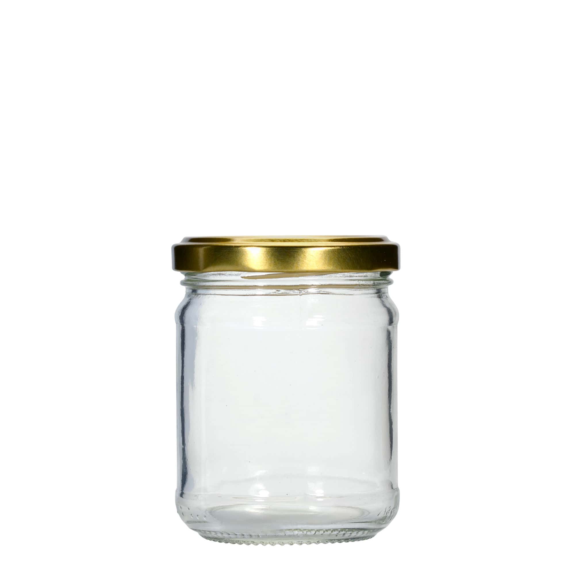 212 ml Yuvarlak Cam, Ağız: Vidalı Kapak (TO 63)