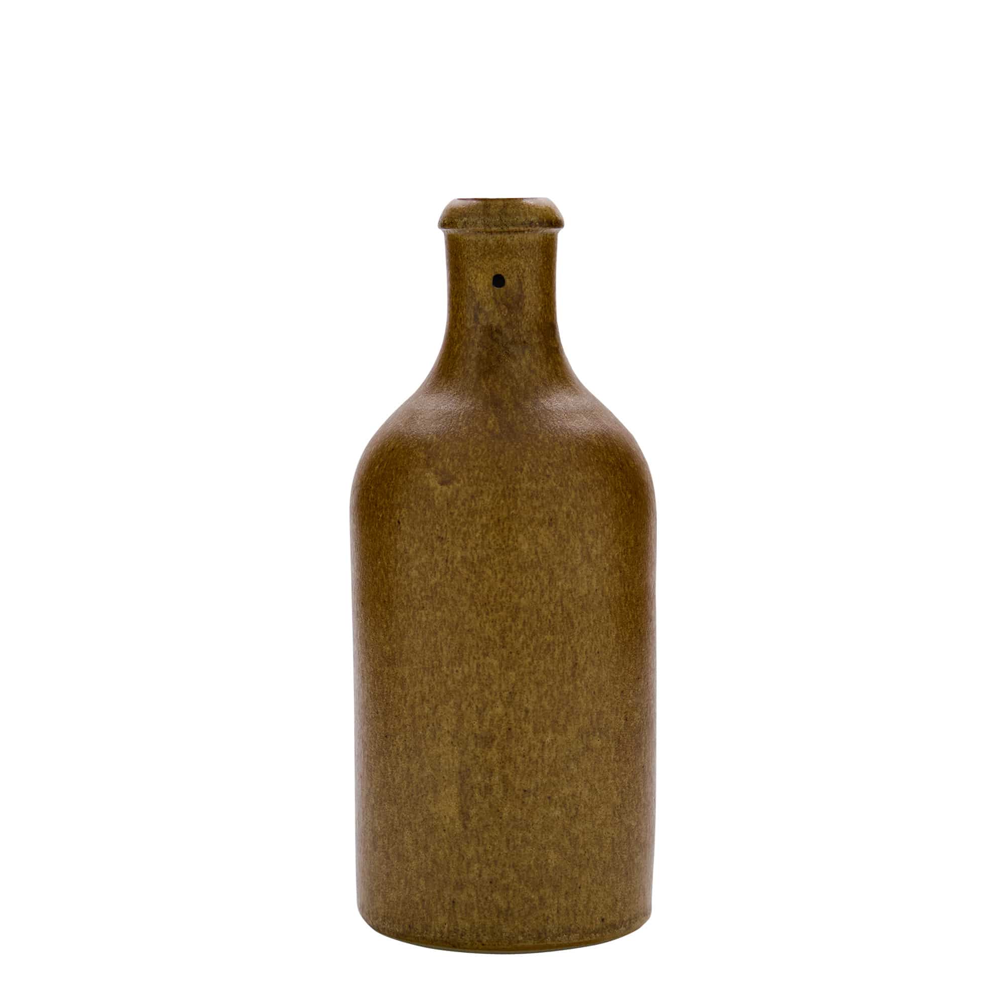 500 ml Toprak Sürahi, taş malzeme, kahverengi-kristal, ağız: mandallı kapak 500 ml Toprak Sürahi, taş malzeme, kahverengi-kristal, ağız: mandallı kapak