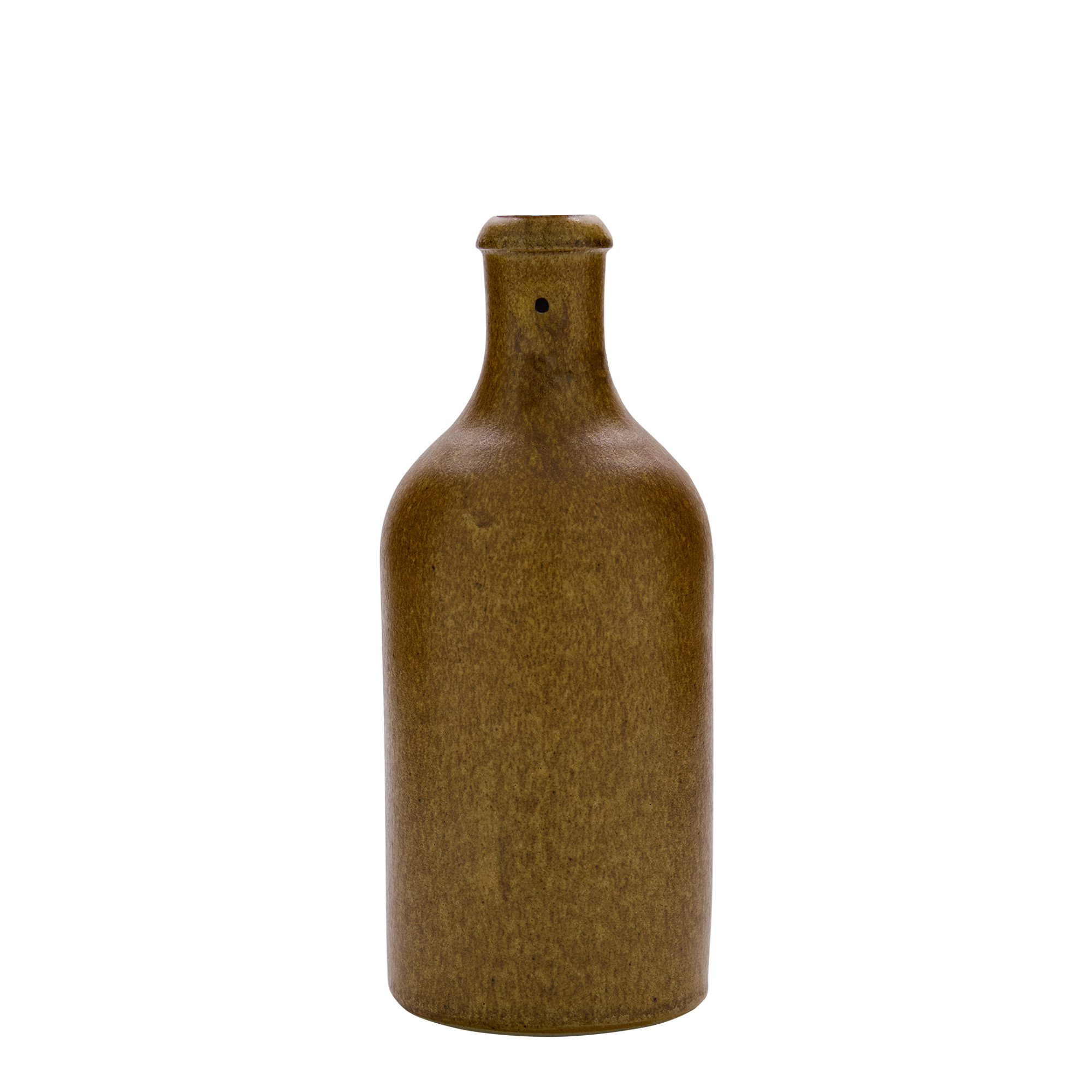 500 ml Toprak Sürahi, taş malzeme, kahverengi-kristal, ağız: mandallı kapak