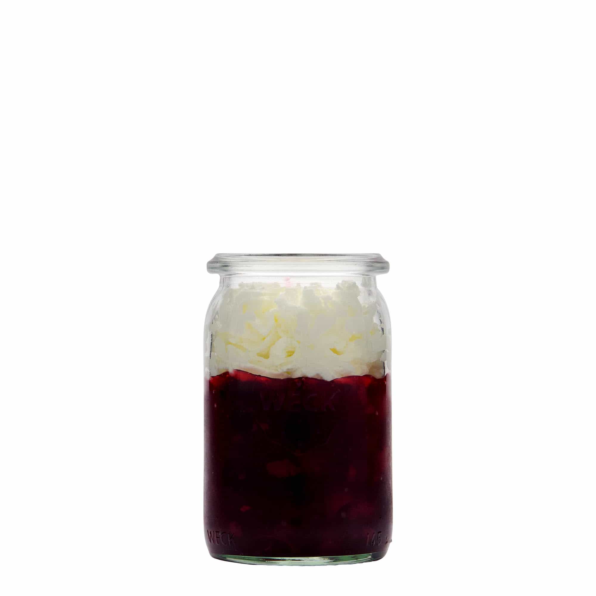 145 ml WECK silindir kavanoz, ağız: yuvarlak kenar