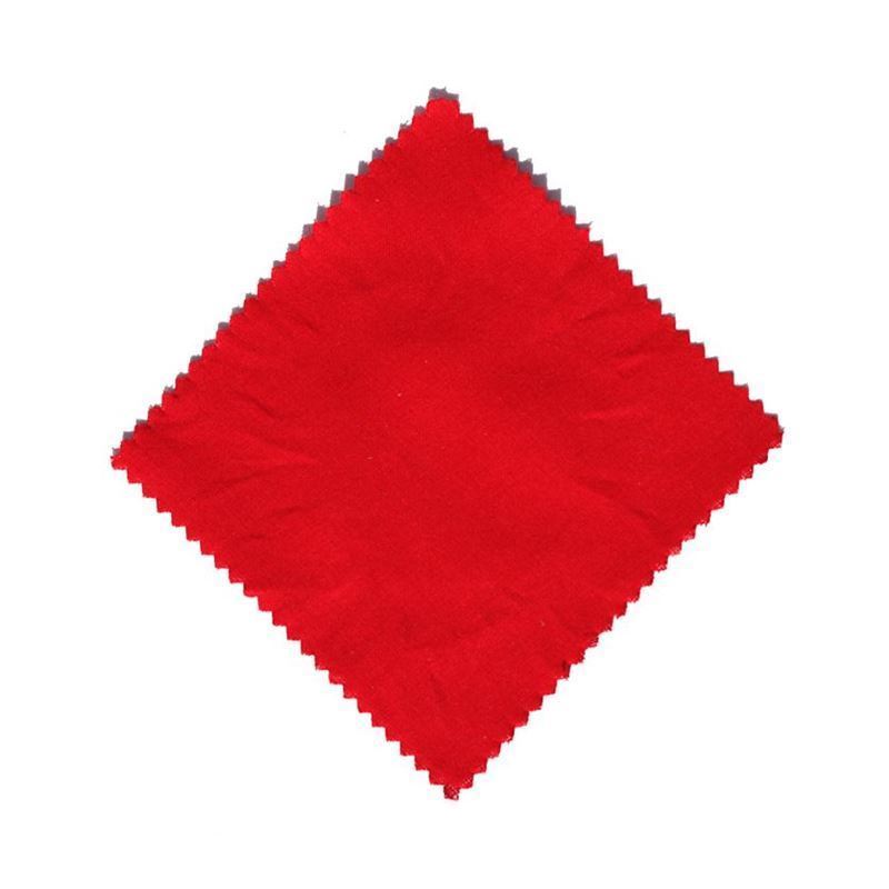 Kumaş peçete 15x15, kare, tekstil, kırmızı, ağız: TO58-TO82