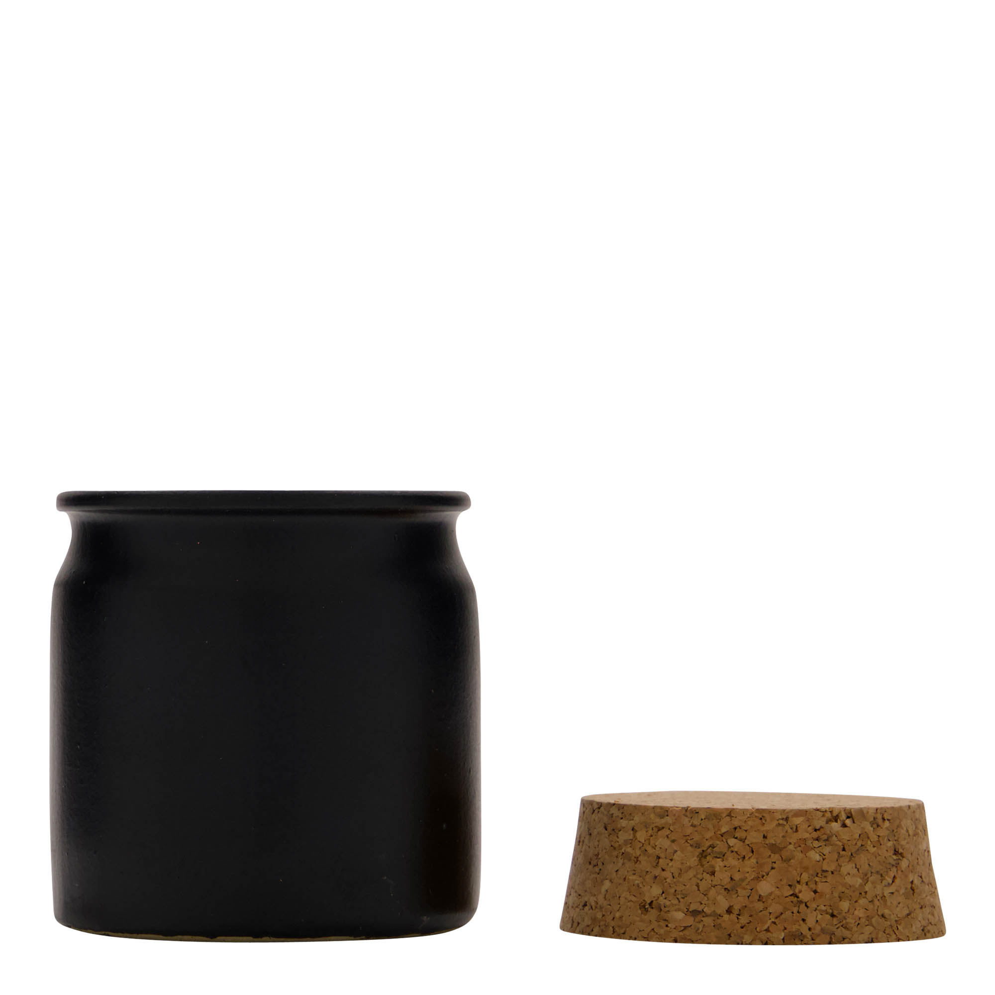 160 ml taş kap, seramik, siyah, ağız: mantar 160 ml taş kap, seramik, siyah, ağız: mantar