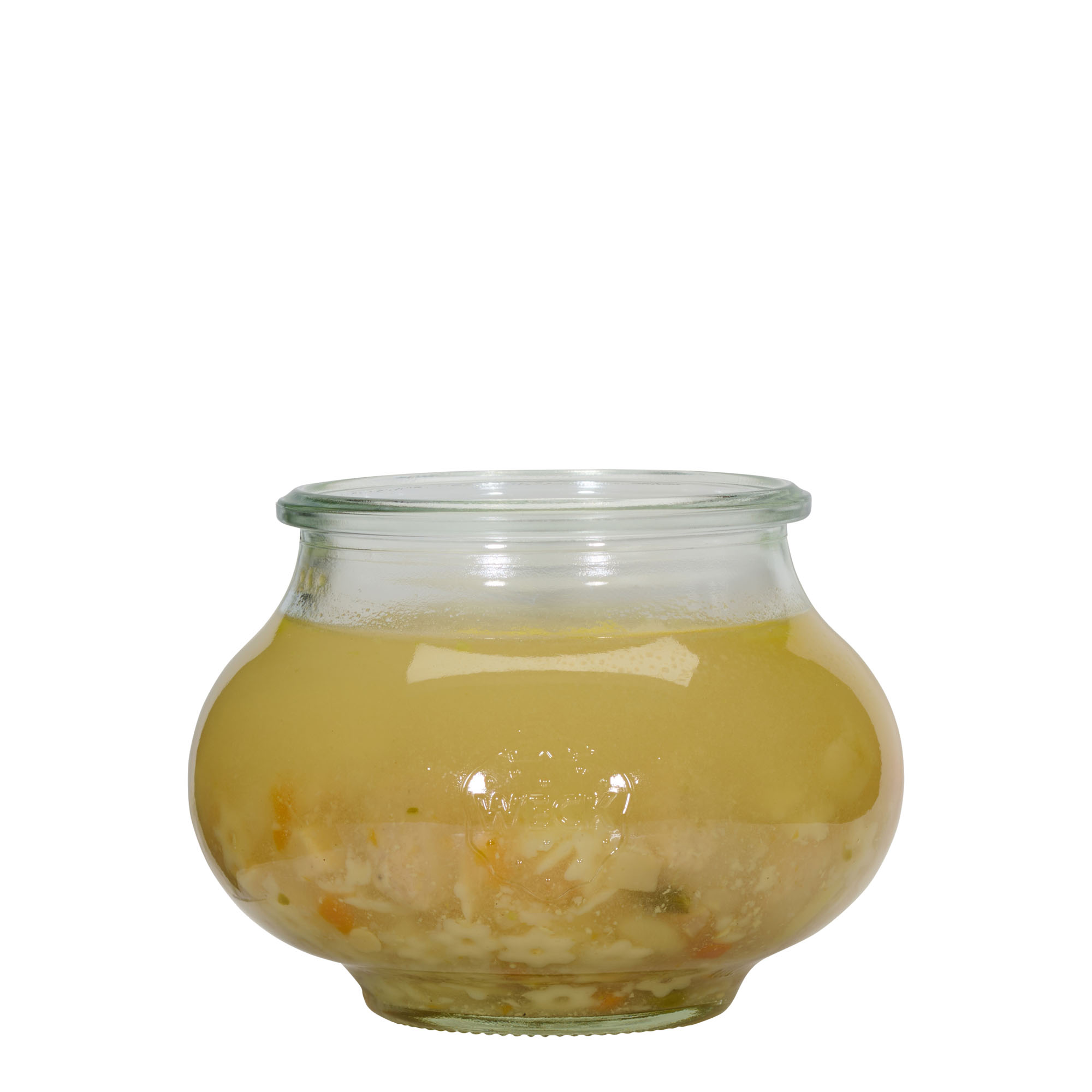 560 ml WECK süs kavanozu, ağız: Yuvarlak kenar 560 ml WECK süs kavanozu, ağız: Yuvarlak kenar