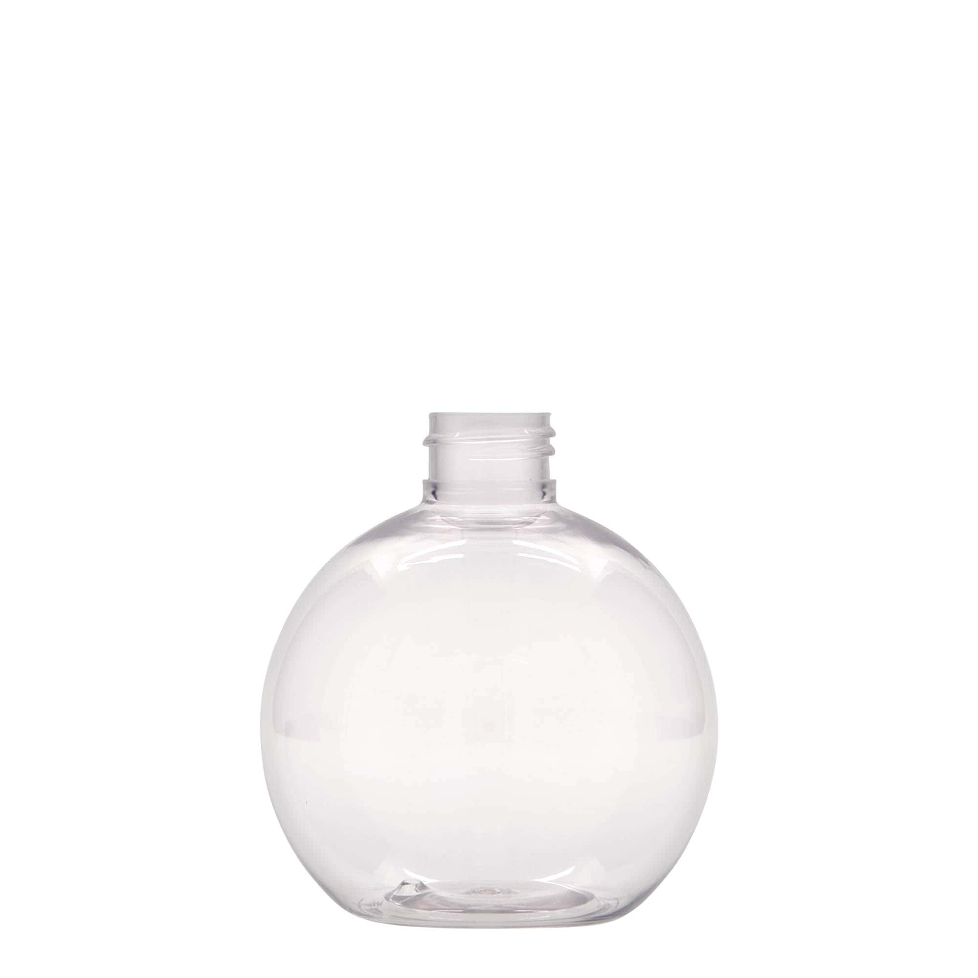 250 ml PET Şişe 'Perry', yuvarlak, plastik, ağız: 24/410