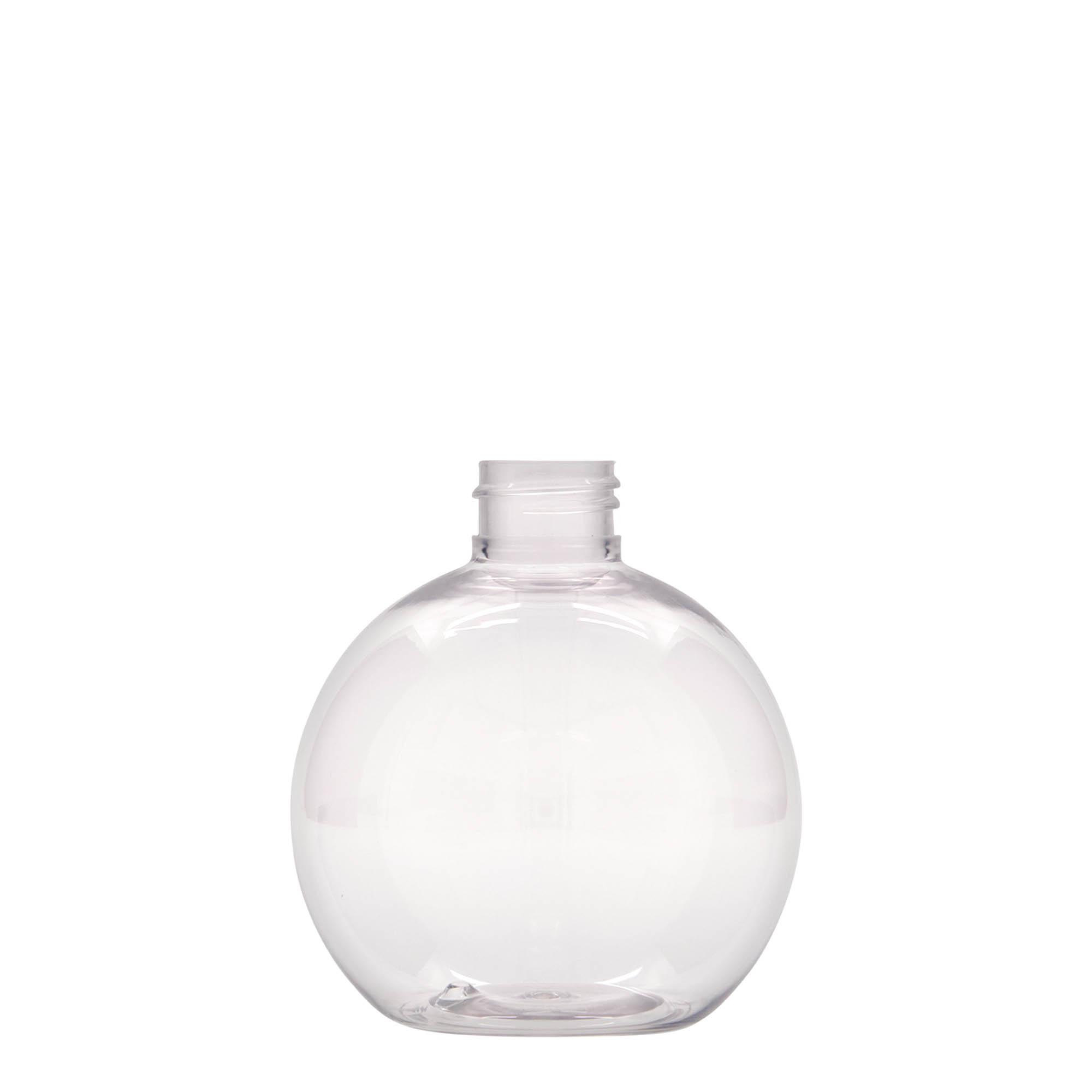 250 ml PET Şişe 'Perry', yuvarlak, plastik, ağız: 24/410