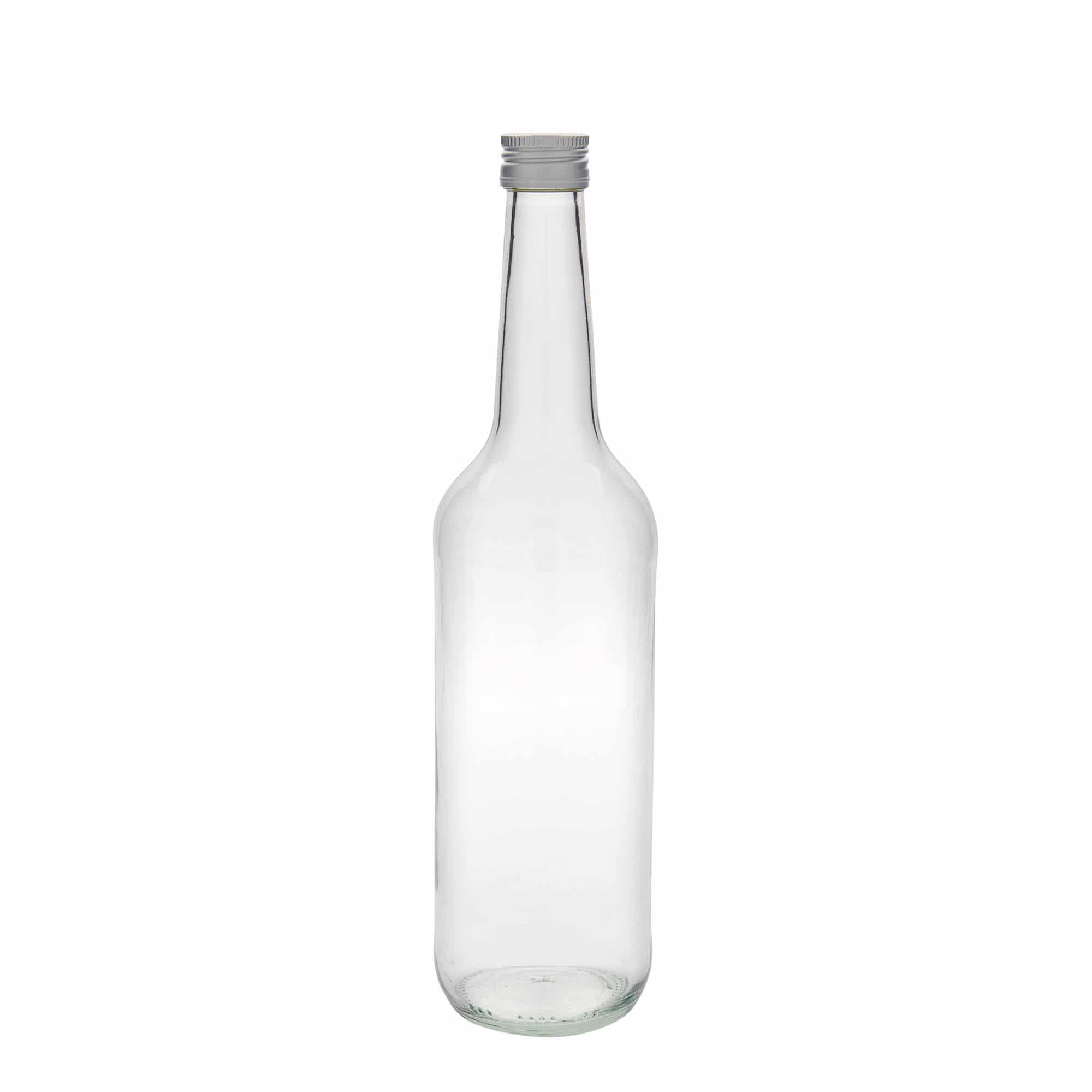 700 ml Cam şişe düz boyun, ağız: PP 28