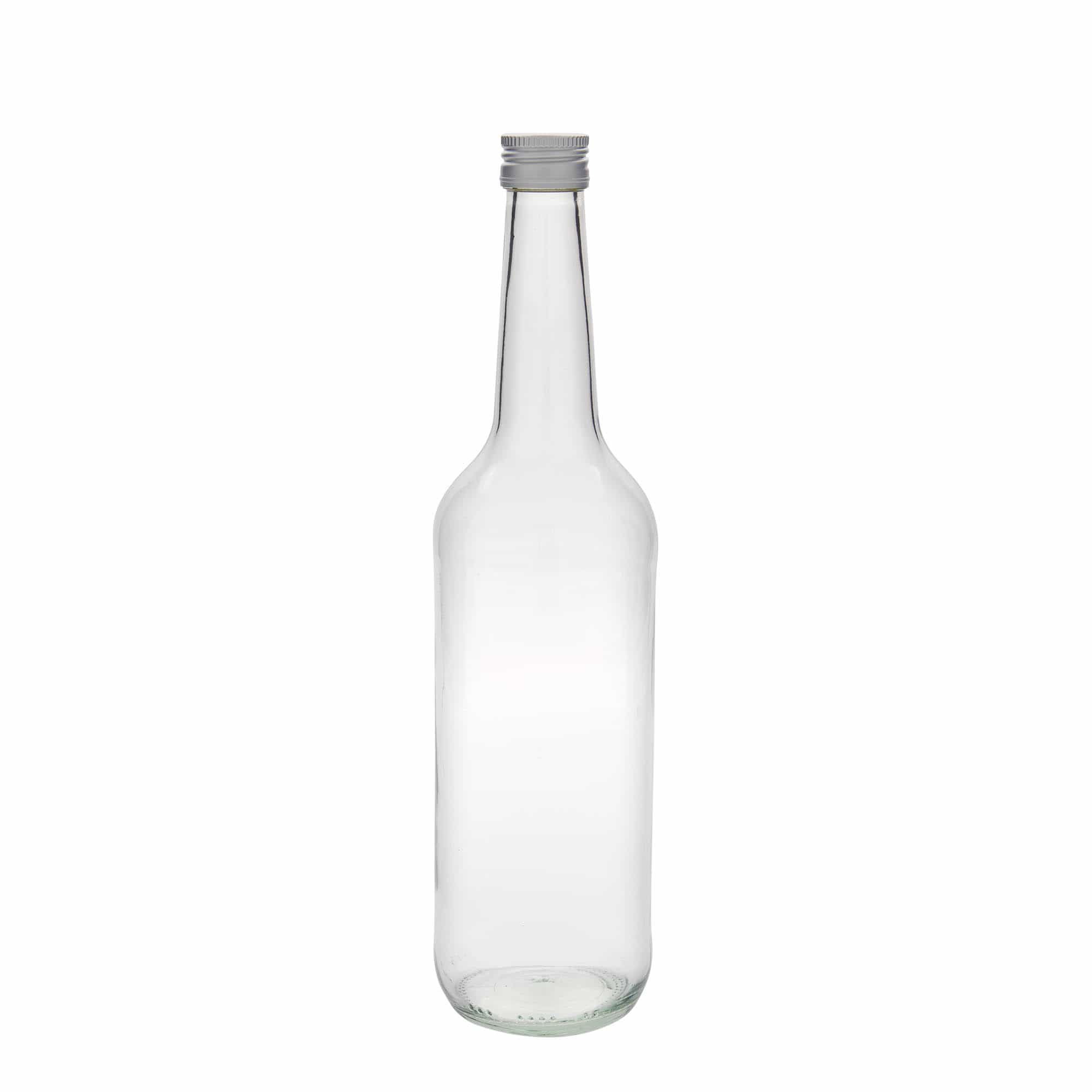 700 ml Cam şişe düz boyun, ağız: PP 28